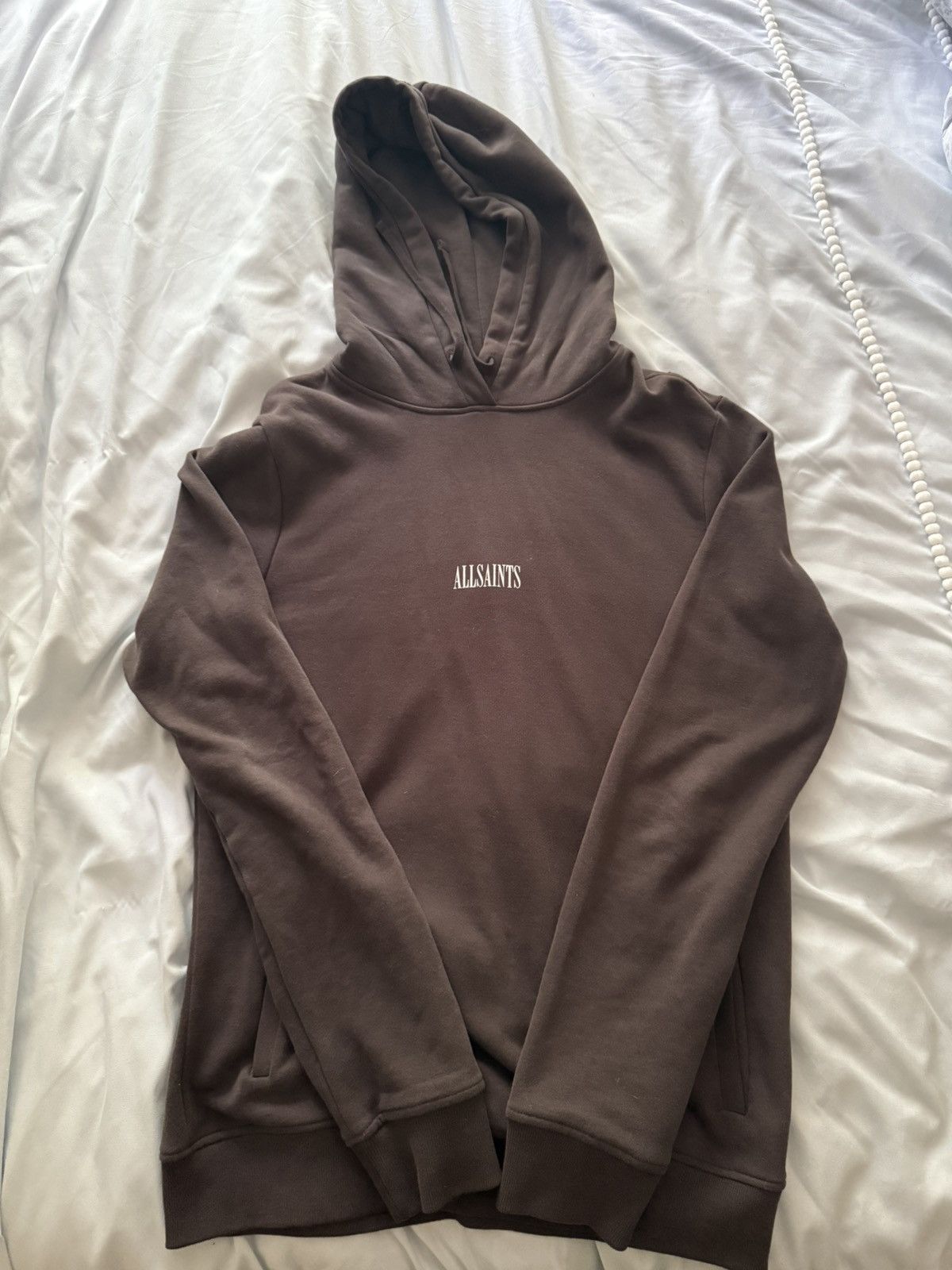 Allsaints All Saints Khaki Hoodie Size US S / EU 44-46 / 1 - 1 Thumbnail