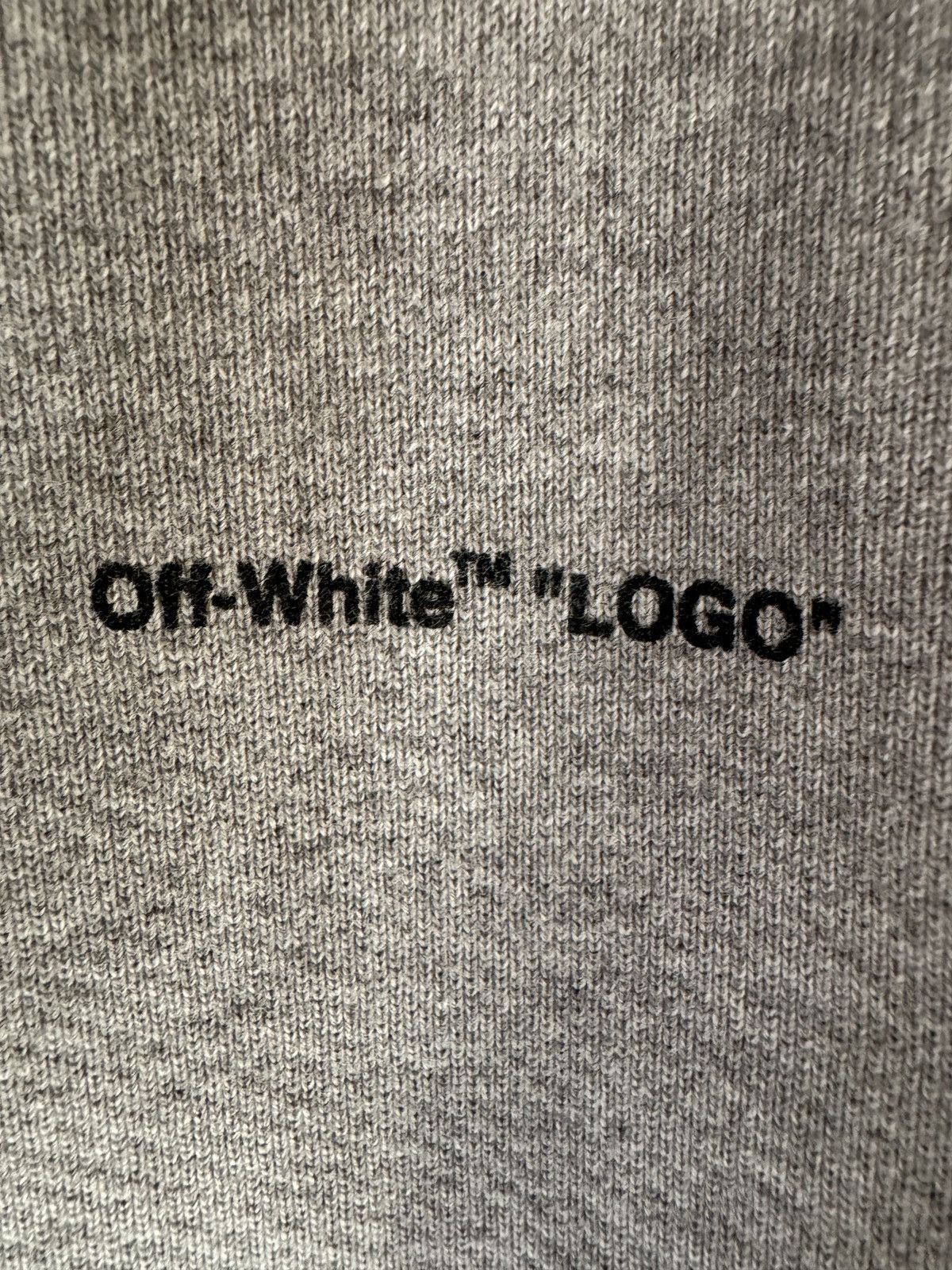Off-White off-white grey sweatshirt large size Size US L / EU 52-54 / 3 - 3 Thumbnail
