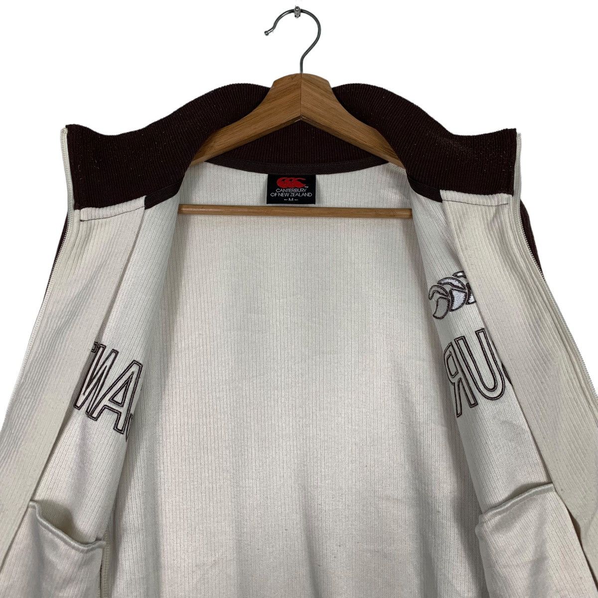 Canterbury of New Zealand CONTERBURY Spellout Big Logo Zipper Sweater Jacket #0140-C7 Size US M / EU 48-50 / 2 - 13 Thumbnail
