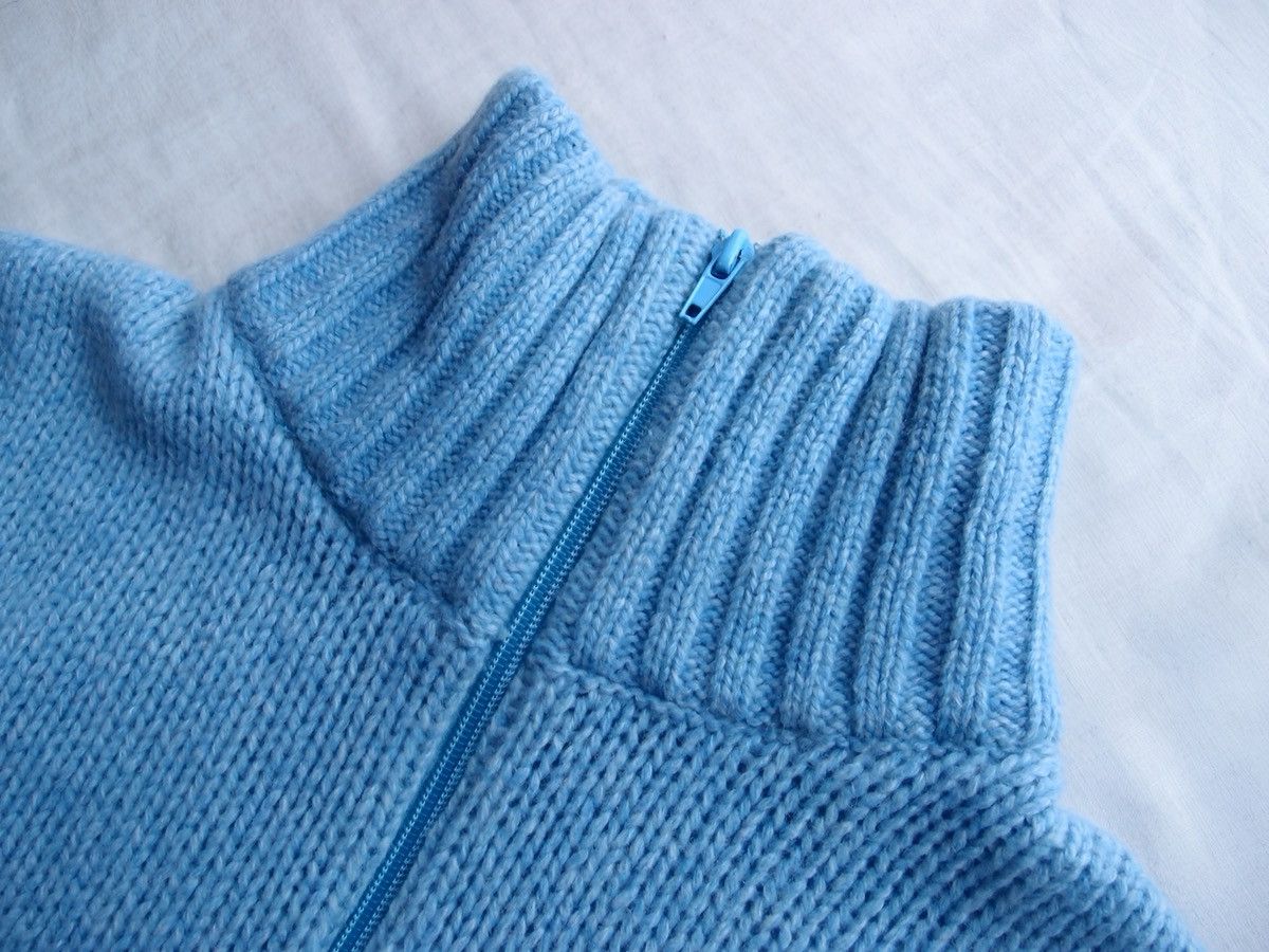 Katharine Hamnett London KATHARINE HAMNETT LONDON Half Zip Wool Knit Made in Italy Size US L / EU 52-54 / 3 - 7 Thumbnail