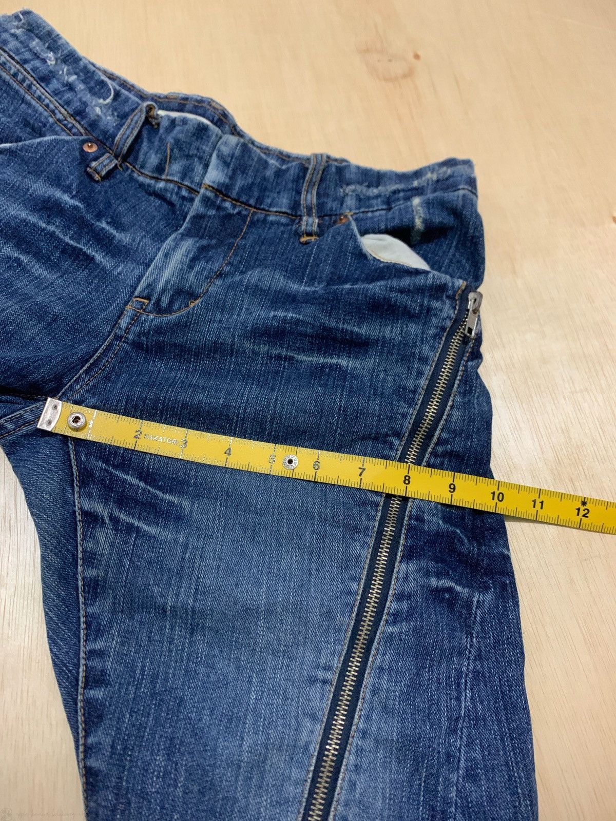 Hysteric Glamour Y2k Olive des Olive Multi Zipper Jeans Size US 32 / EU 48 - 15 Thumbnail