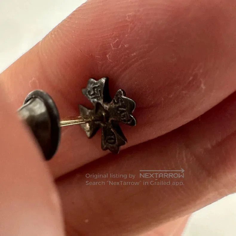 Chrome Hearts chrome hearts 925 silver cross earring. Size ONE SIZE - 5 Thumbnail