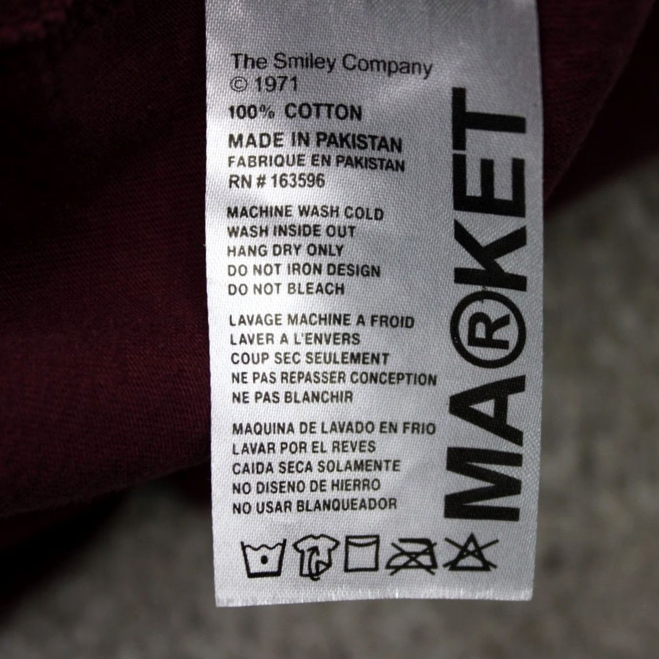 Market Market Shirt Mens Large Maroon The Alchemist 100% Cotton Long Sleeve Pullover Shirt Size US L / EU 52-54 / 3 - 6 Thumbnail