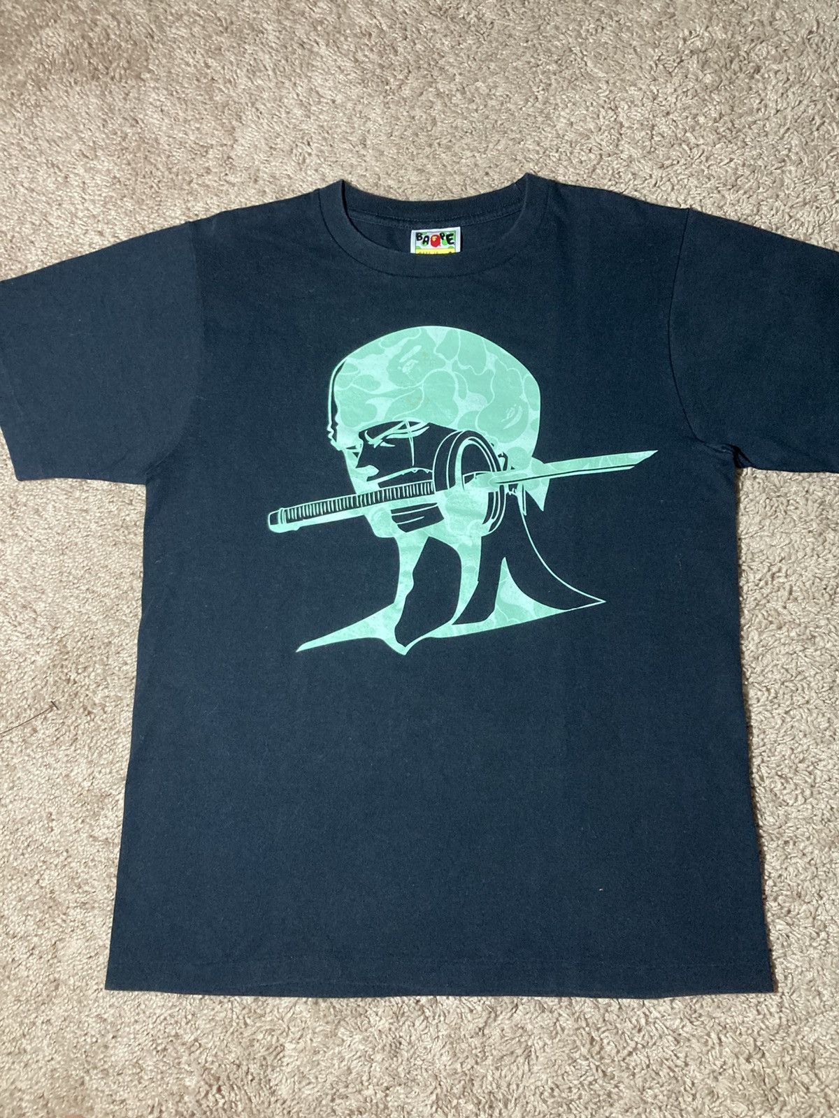 Bape 2013 Bape One Piece Zoro Camo Swords Anime Manga Roronoa Ape Size US S / EU 44-46 / 1 - 2 Thumbnail