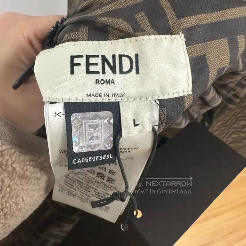 Fendi Fendi Brown Polyester Women's Coat Size L . Size L / US 10 / IT 46 - 3 Thumbnail