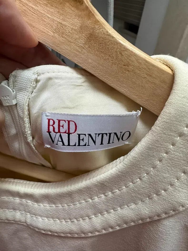 Valentino Valentino Off-white dress Size S / US 4 / IT 40 - 4 Thumbnail