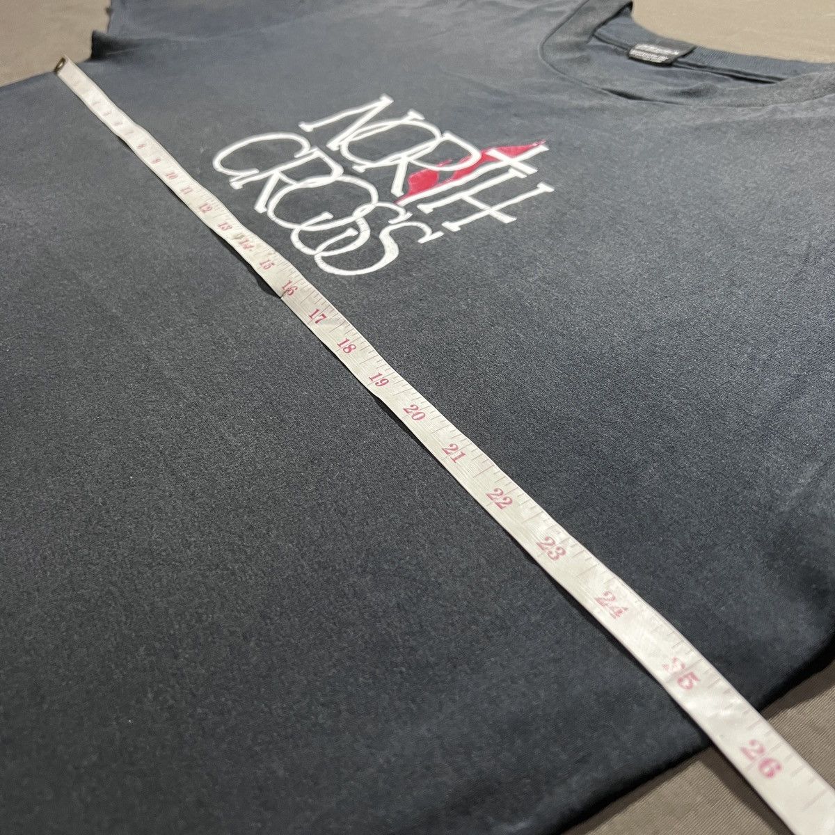 Vintage Vintage 90s North Cross Jesus God Holy Bible Tee XL Faded Size US XL / EU 56 / 4 - 5 Thumbnail