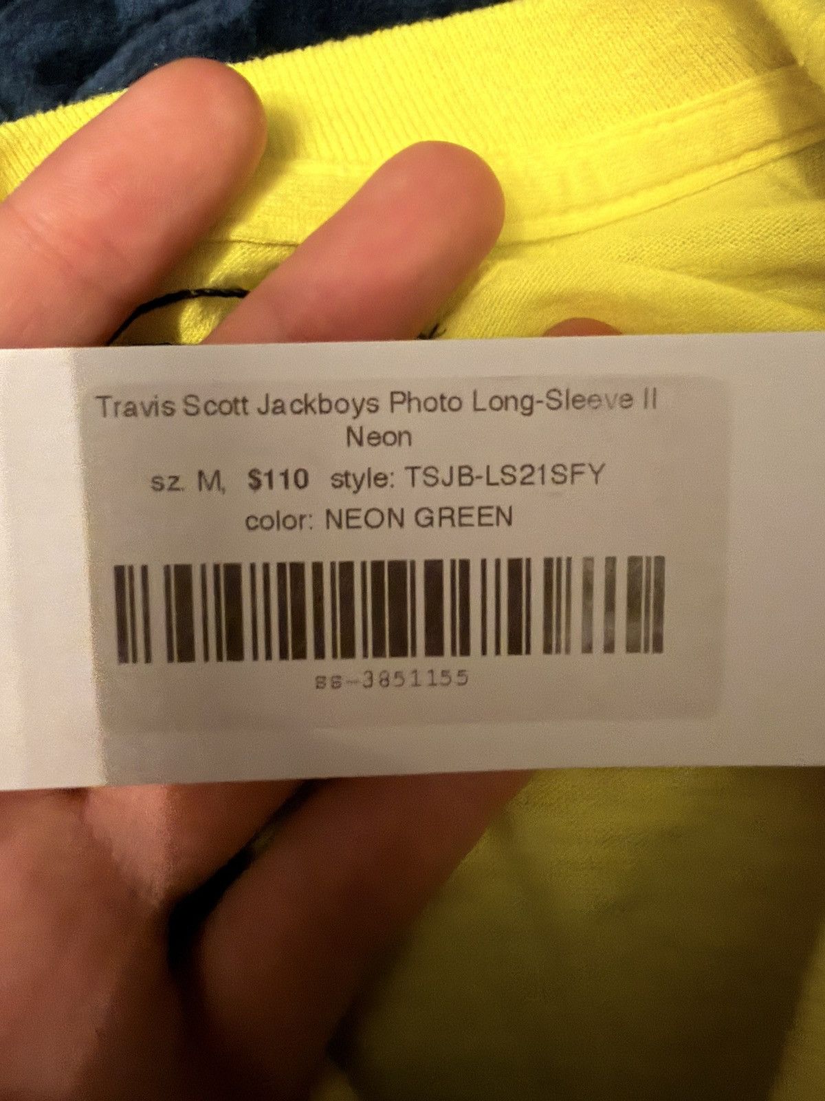 Travis Scott TRAVIS SCOTT JACKBOYS LONG SLEEVE Size US M / EU 48-50 / 2 - 6 Thumbnail