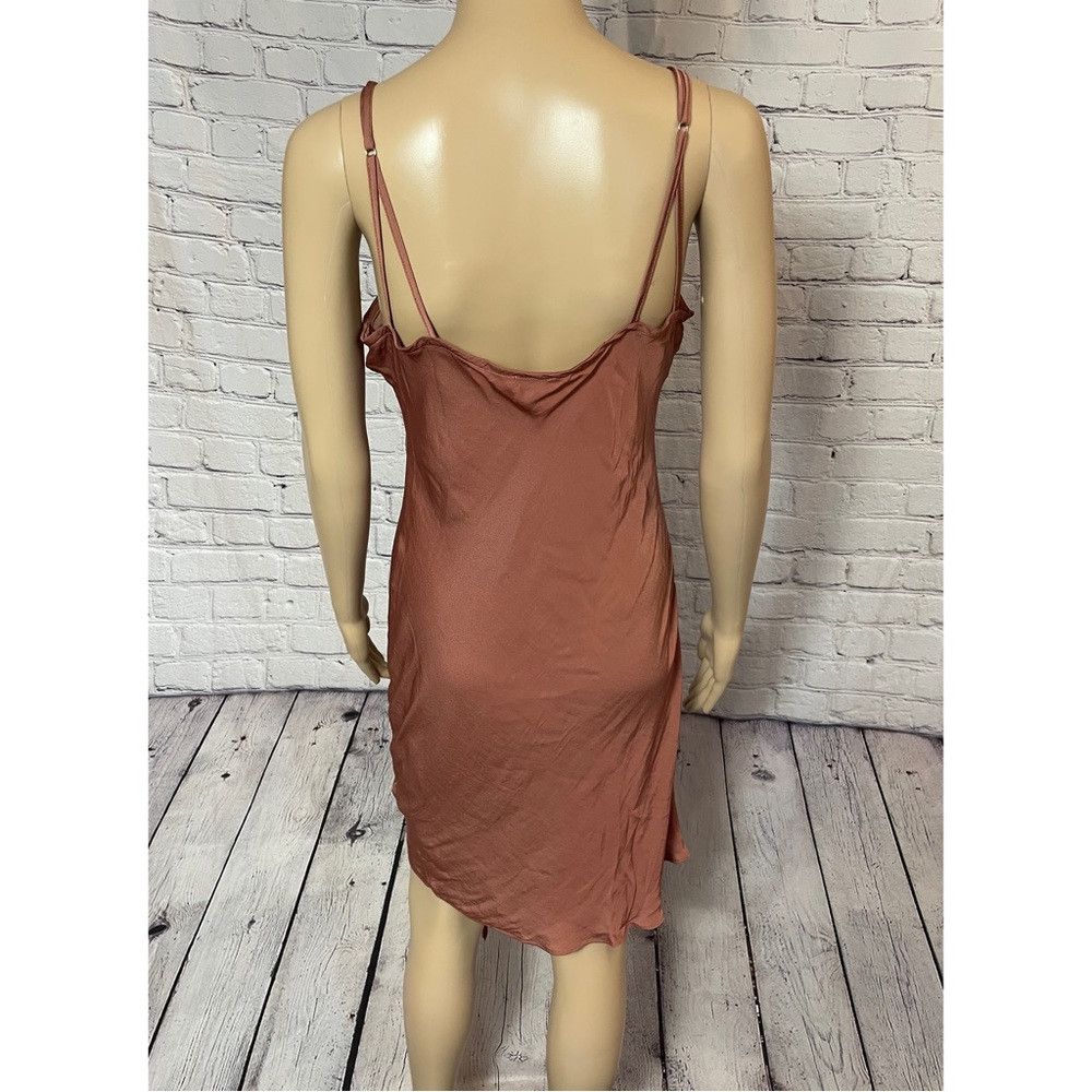 Free People NWT New Free People Be My Ruched Wind Blush Slip Dress Size Size L / US 10 / IT 46 - 9 Thumbnail
