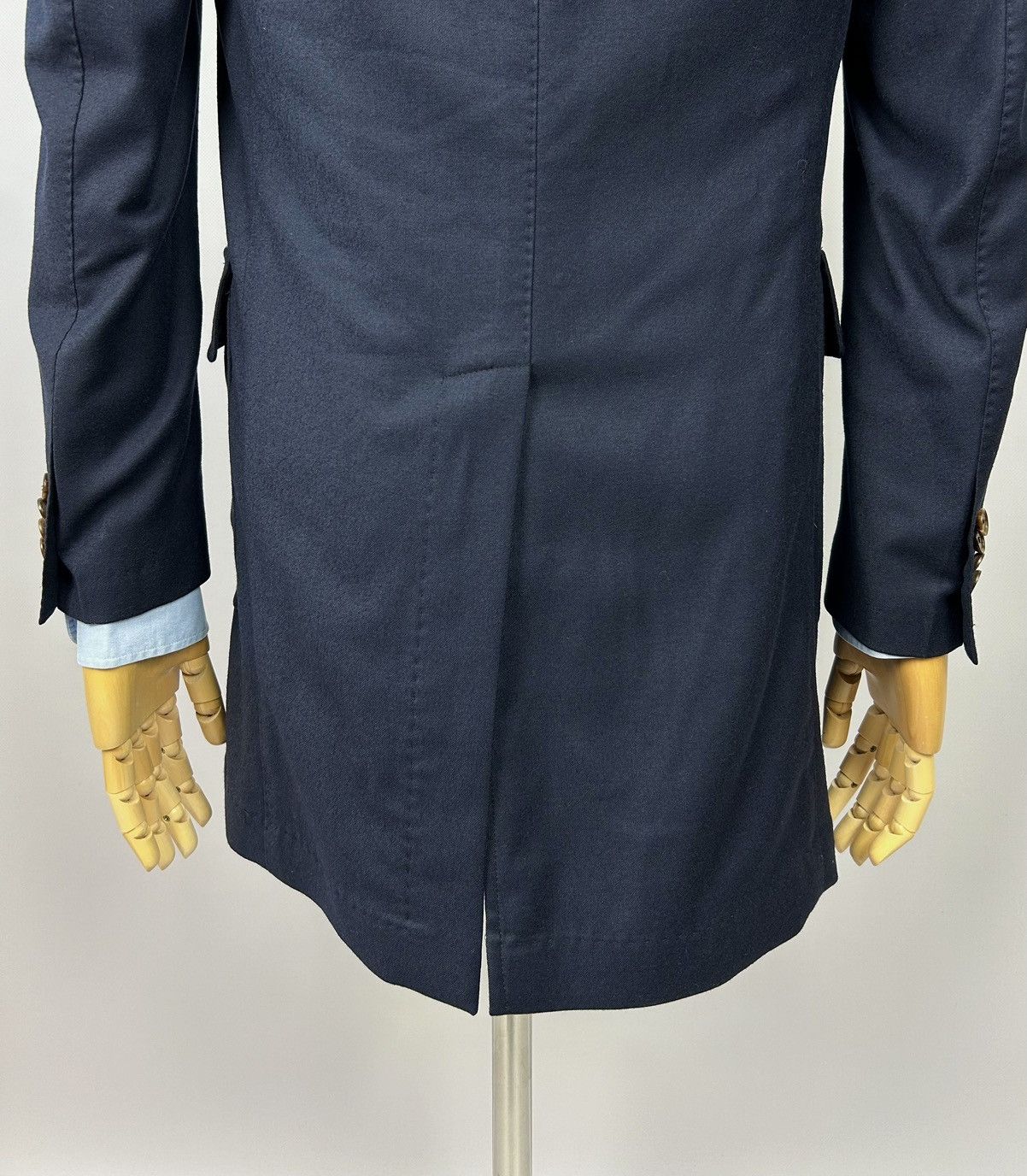 Paoloni Paoloni Quarantotto Double Breasted Wool Unlined Blazer EU48 Size 48R - 9 Thumbnail