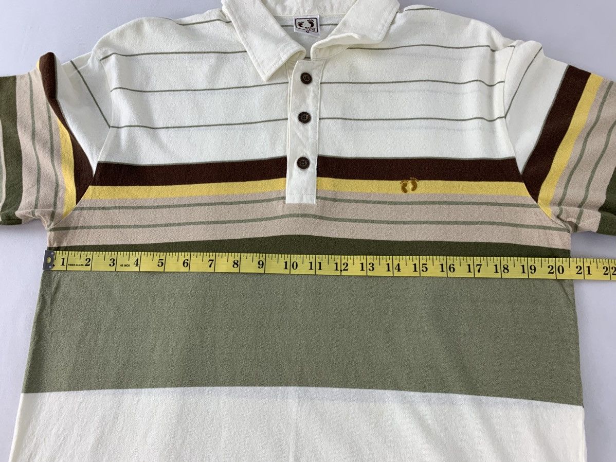 Hang Ten 90s Hang Ten Striped Block Polo Tee Tshirt Size US M / EU 48-50 / 2 - 9 Thumbnail