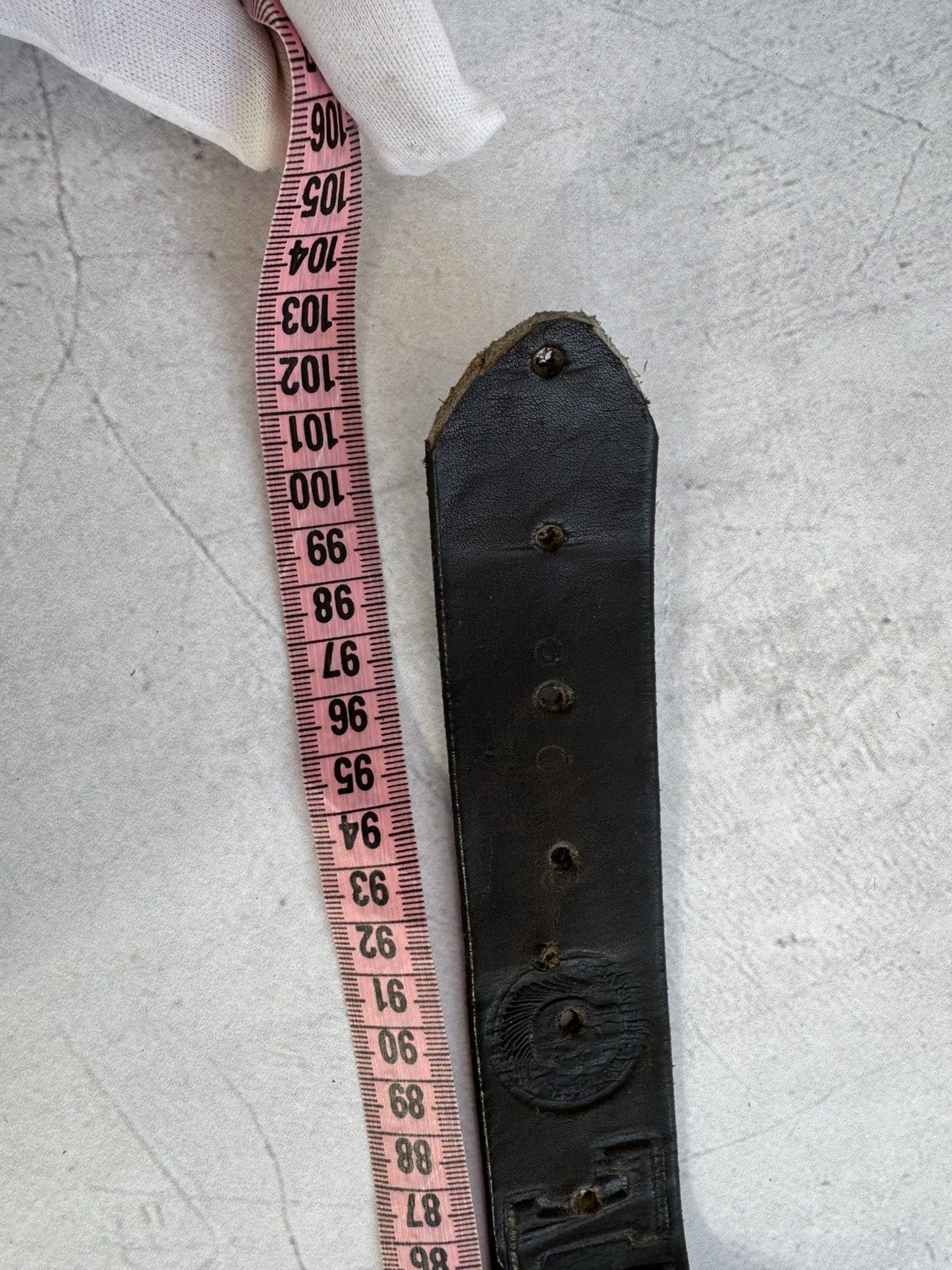 Diesel Diesel Leather Belt Black Vintage Size ONE SIZE - 8 Thumbnail