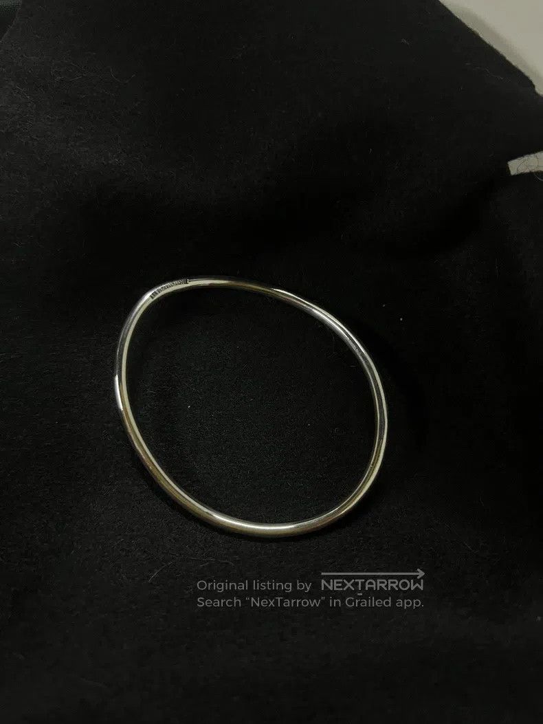 Ann Demeulemeester Ann Demeulemeester Silver Bangle Bracelet Size ONE SIZE - 2 Thumbnail