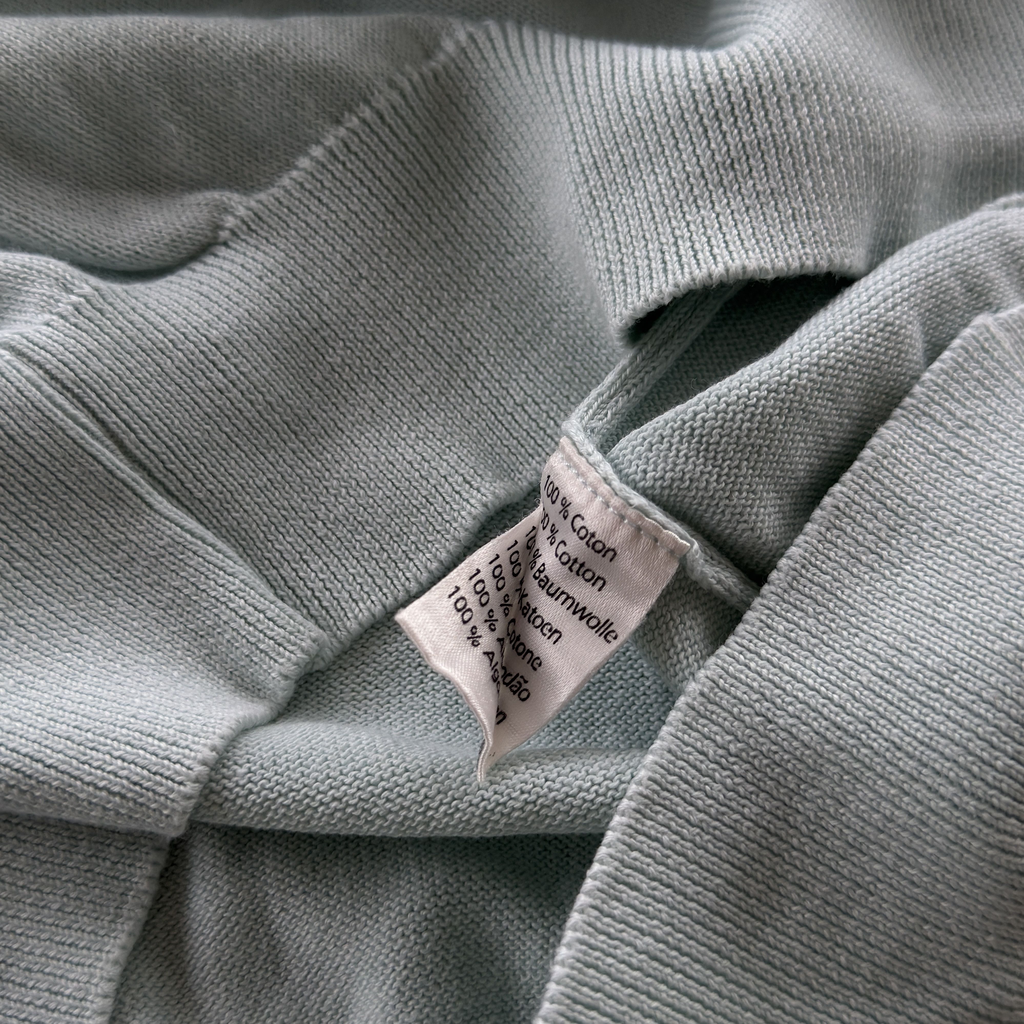 Lacoste Vintage Lacoste Knit Crewneck Sweater Mint Green Size 6 XL Size US XL / EU 56 / 4 - 6 Thumbnail