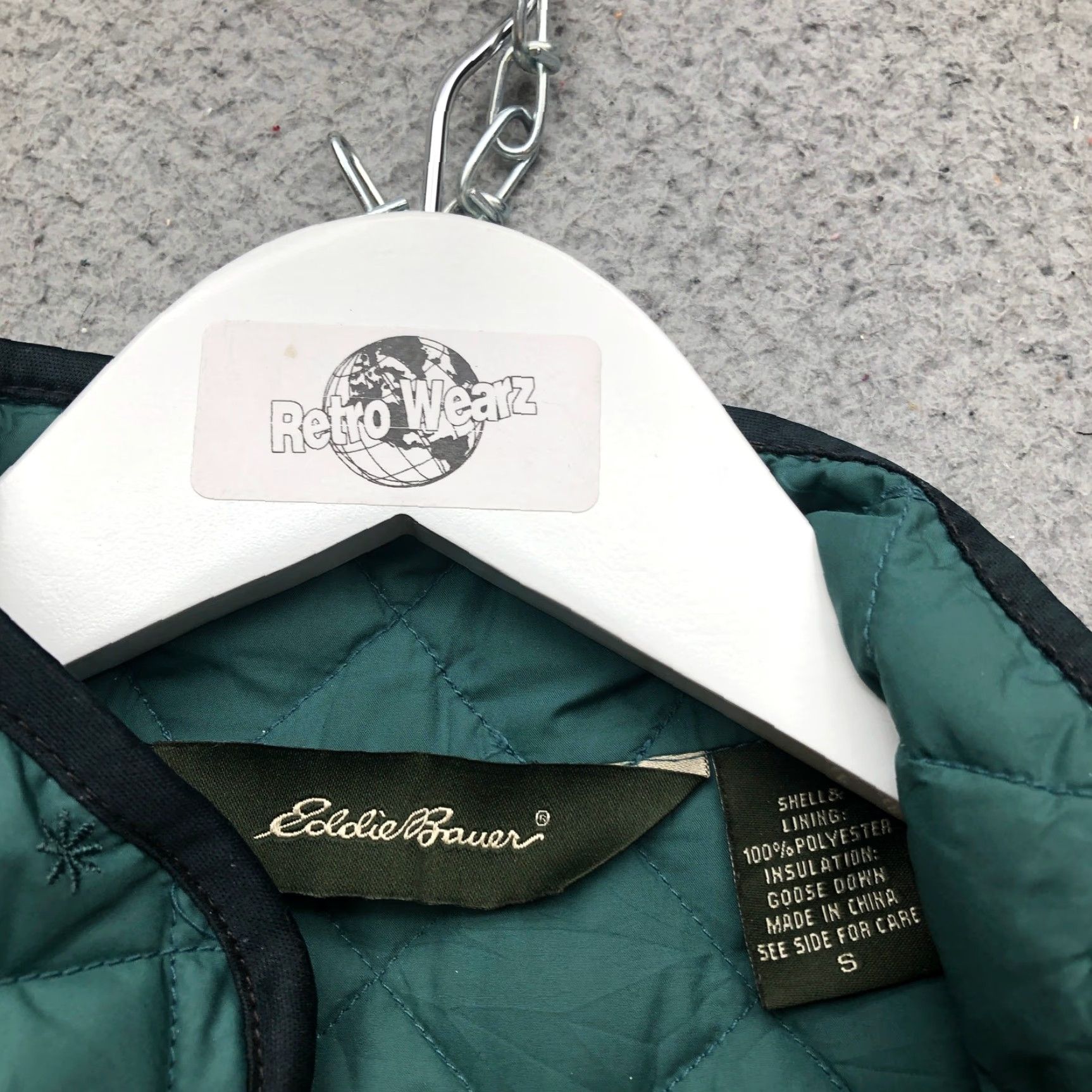 Eddie Bauer Eddie Bauer Goose Down Puffer Vest Jacket Women's Small Sleeveless Full Zip Pockets Green Black Size S / US 4 / IT 40 - 4 Thumbnail
