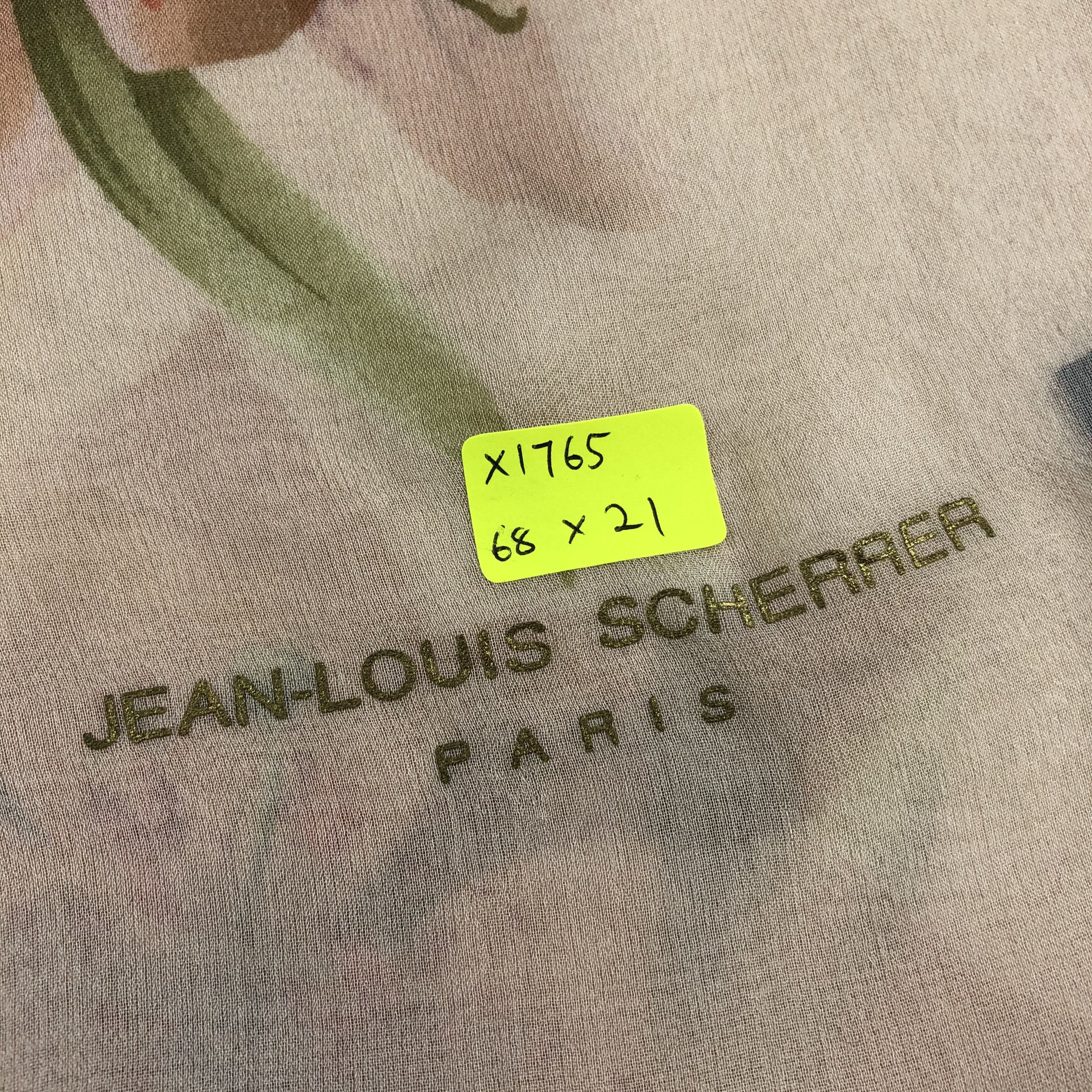 Jean-Louis Scherrer Vintage Jean Louis Scherrer Silk Scarf Size ONE SIZE - 11 Thumbnail