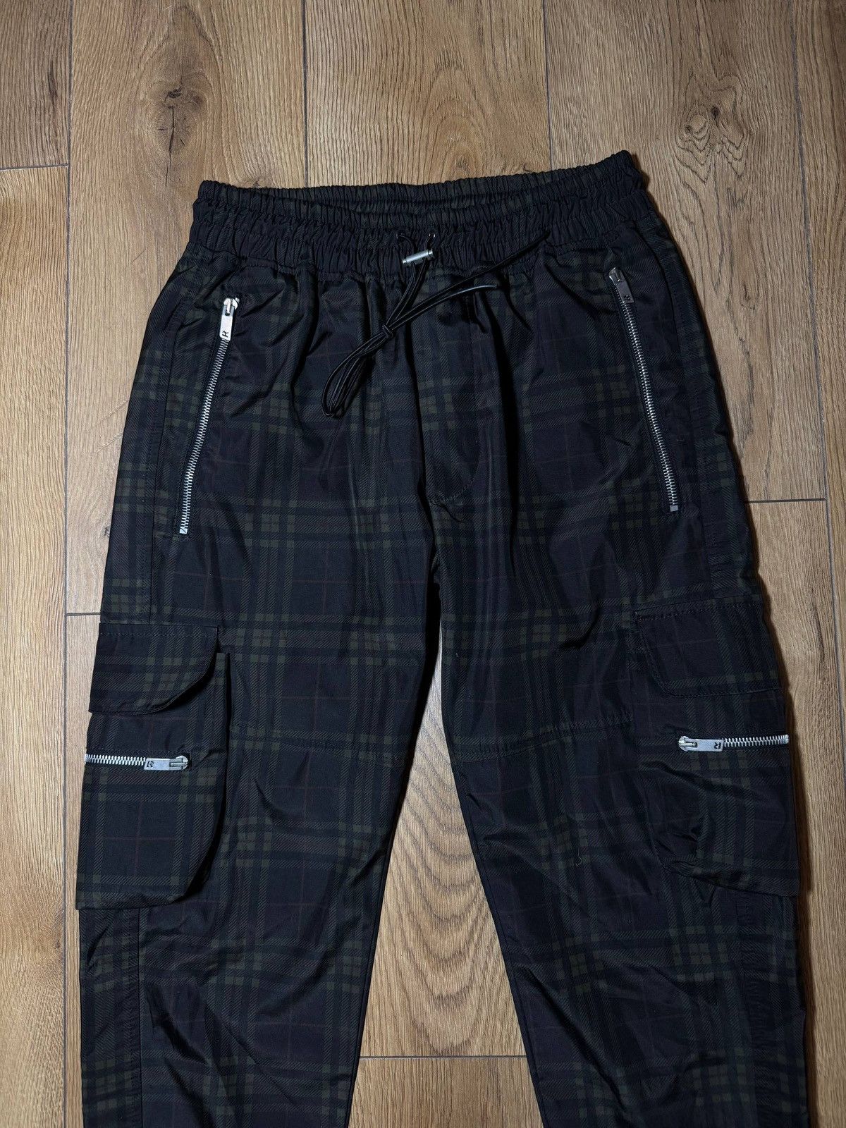 Represent Clo. Men’s Represent Cargo Pants Green/Black Streetwear y2k Size US 30 / EU 46 - 5 Thumbnail