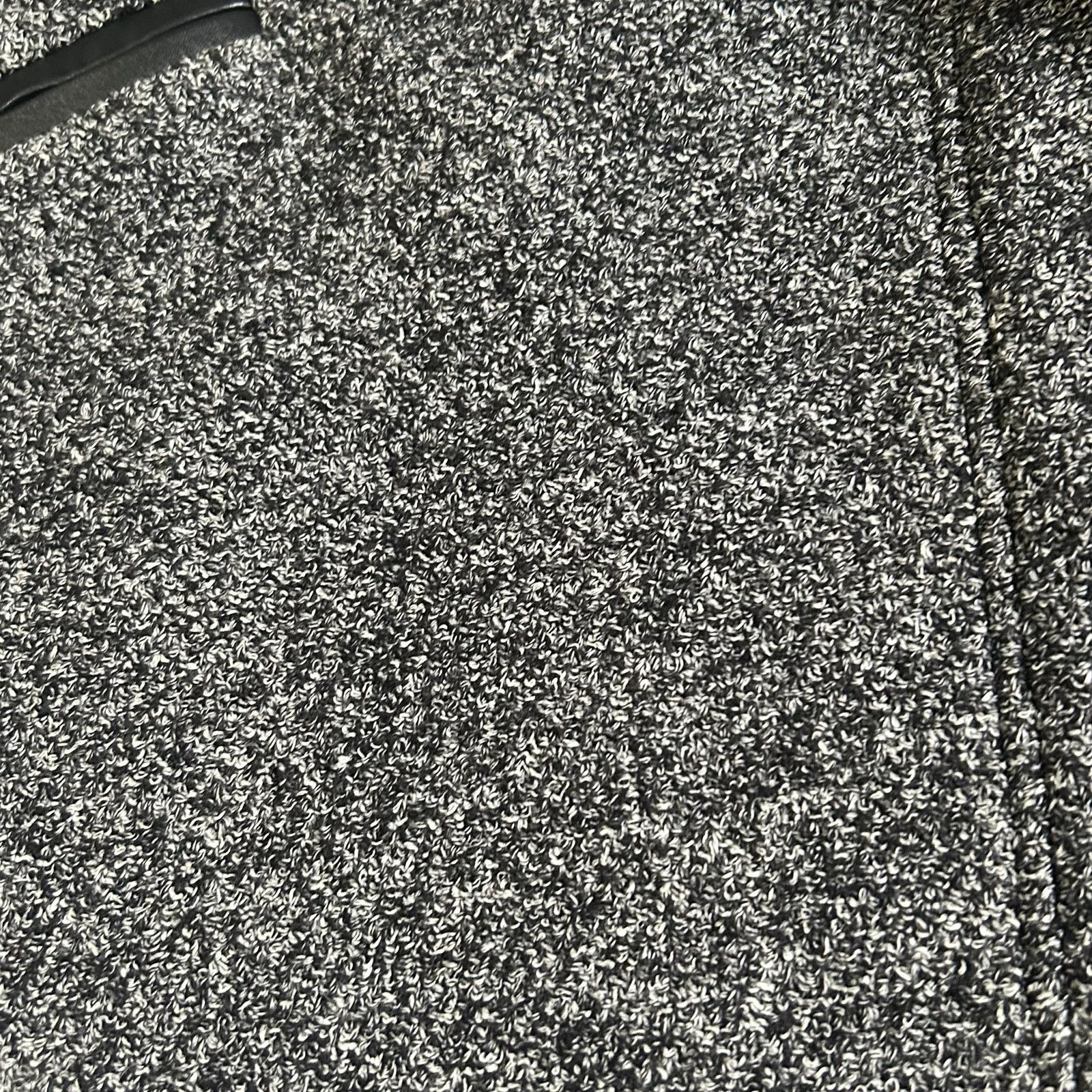 Vince Vince Wool Pea Coat Shawl Collar Gray Black Leather Small Size S / US 4 / IT 40 - 11 Thumbnail
