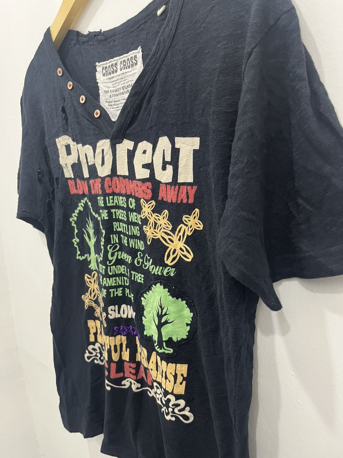 Japanese Brand Distressed Hysteric Glamour Ifsixwasnine Style by CrossCross Size US M / EU 48-50 / 2 - 4 Thumbnail