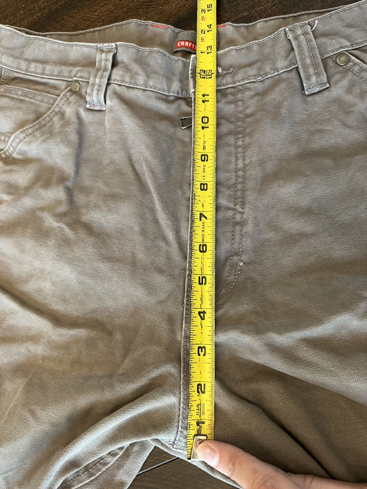Craftsman Craftsman Workwear Carpenter Men’s Pants Gray 36x24 Hemmed Size US 36 / EU 52 - 4 Thumbnail