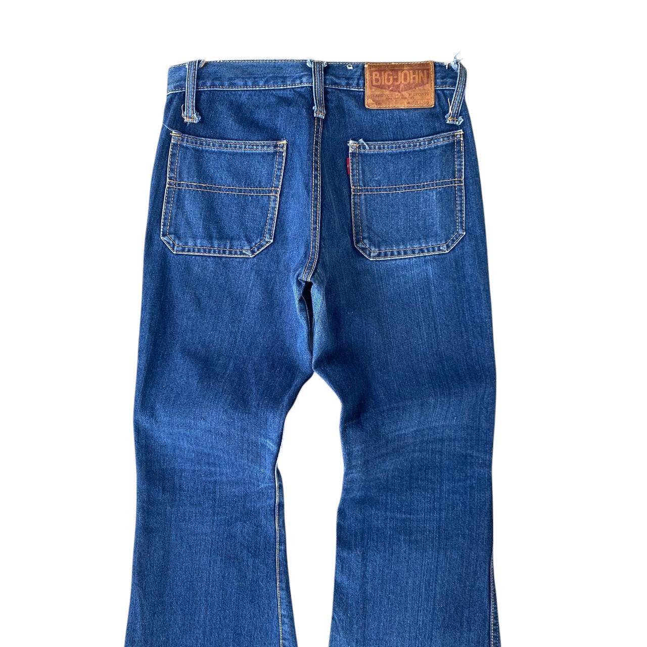 Big John FLARED🔥VINTAGE BIGJOHN BUSHPANT BOOTCUT W29" ZIP TALON Size US 29 - 9 Thumbnail