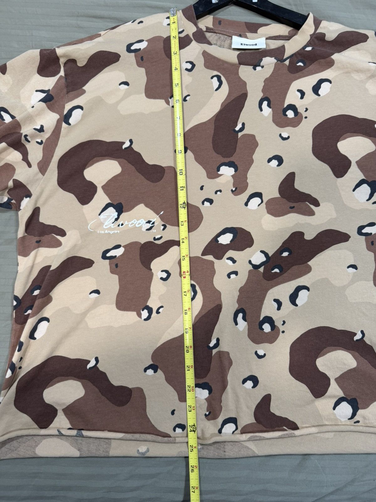 Elwood Elwood Oversized Crop Desert Camo Shirt Size US XL / EU 56 / 4 - 9 Thumbnail