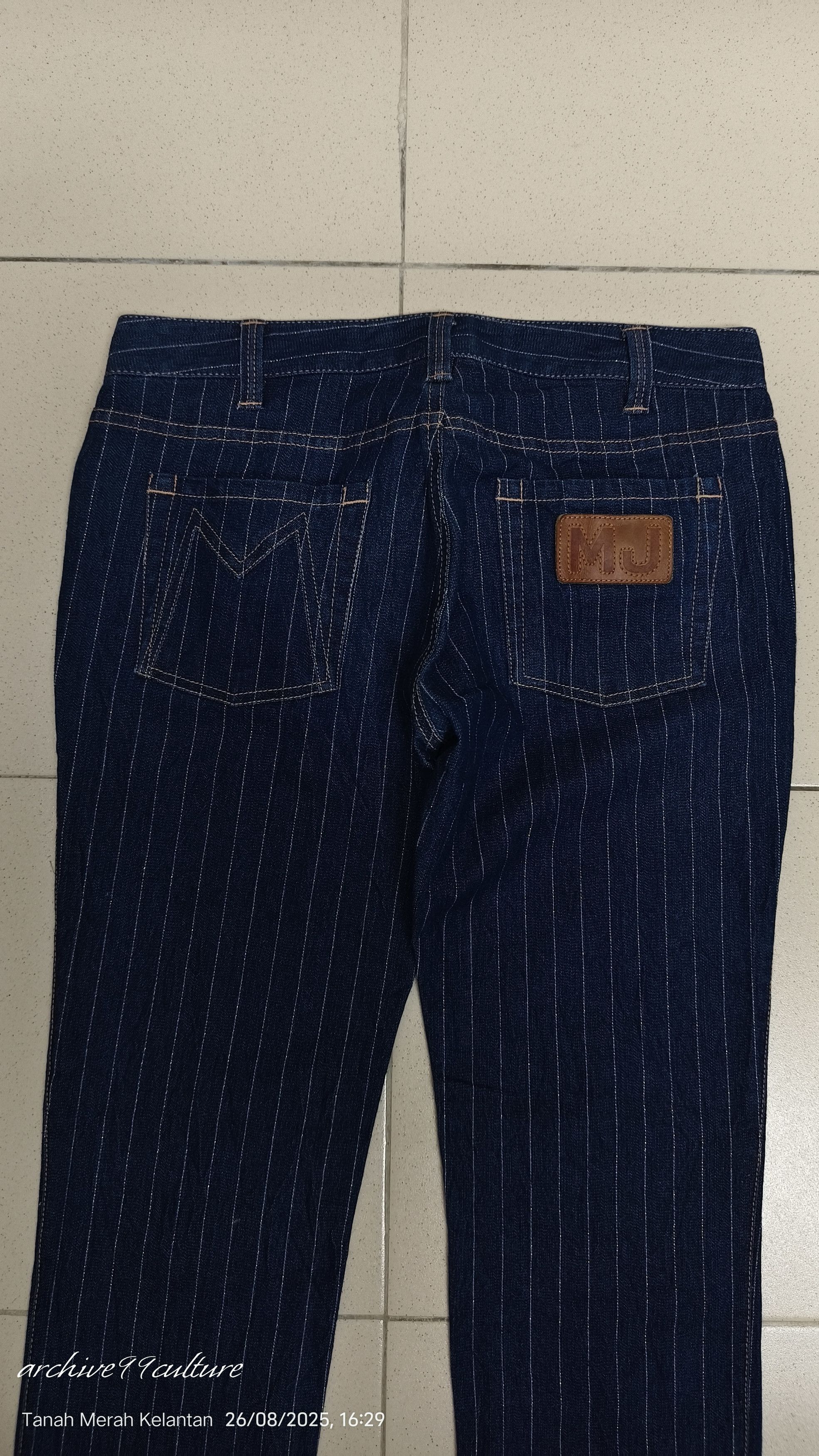Marc by Marc Jacobs Archive MARC BY MARC JACOBS pinstripes stretch Jeans Size 29" - 7 Thumbnail