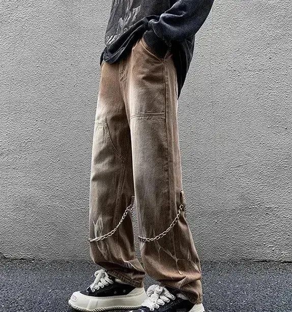 Japanese Brand Trendy Straight-leg Denim Pant Size US 32 / EU 48 - 1 Thumbnail