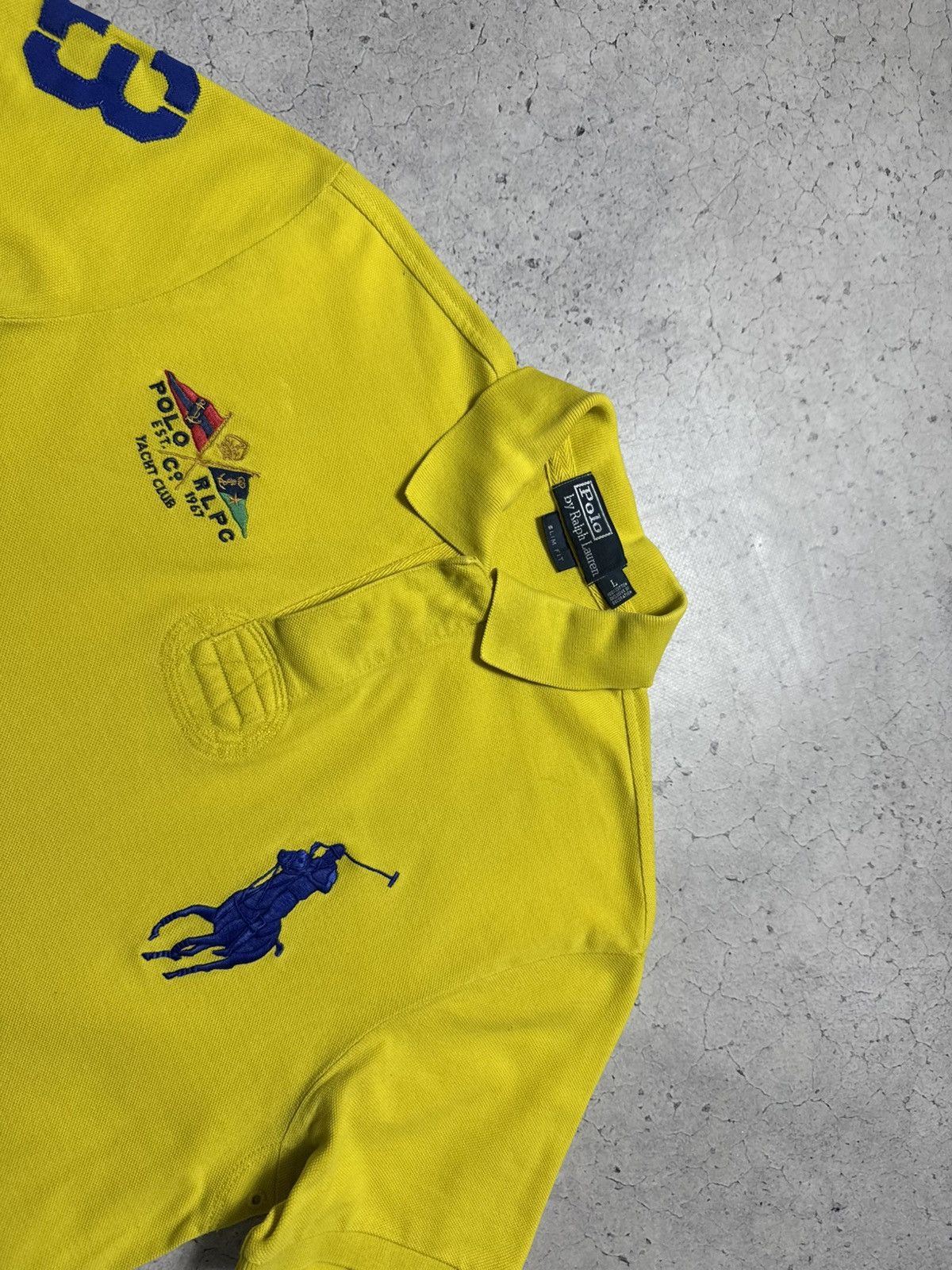 Polo Ralph Lauren Polo Ralph Lauren Yacht Club RLPC #3 Vintage Polo Shirt Size US L / EU 52-54 / 3 - 4 Thumbnail