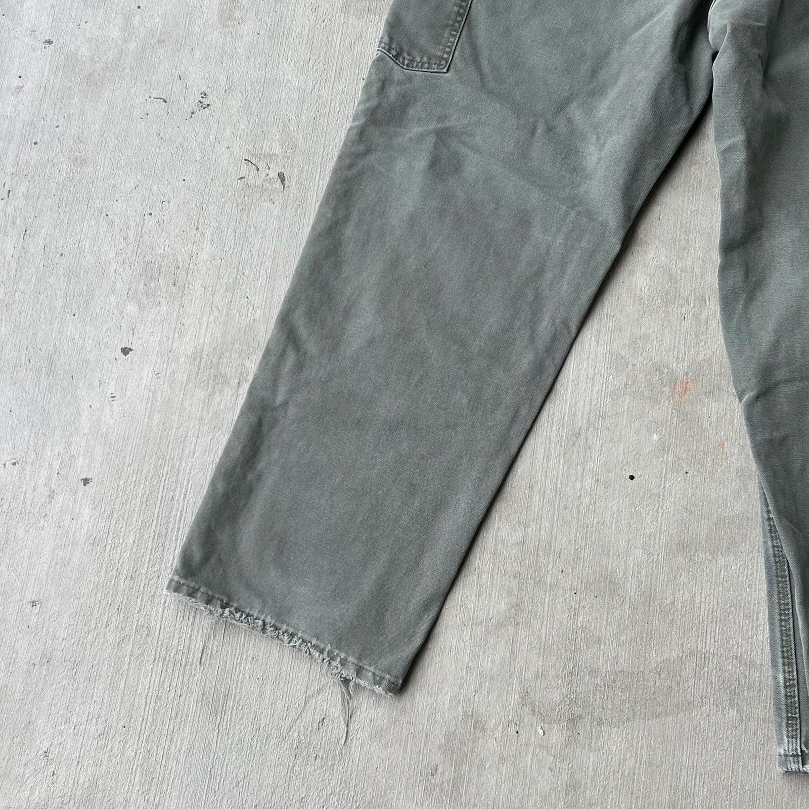 Carhartt × Vintage Carhartt MOS green double knee work wear carpenter pants Size US 35 - 10 Thumbnail