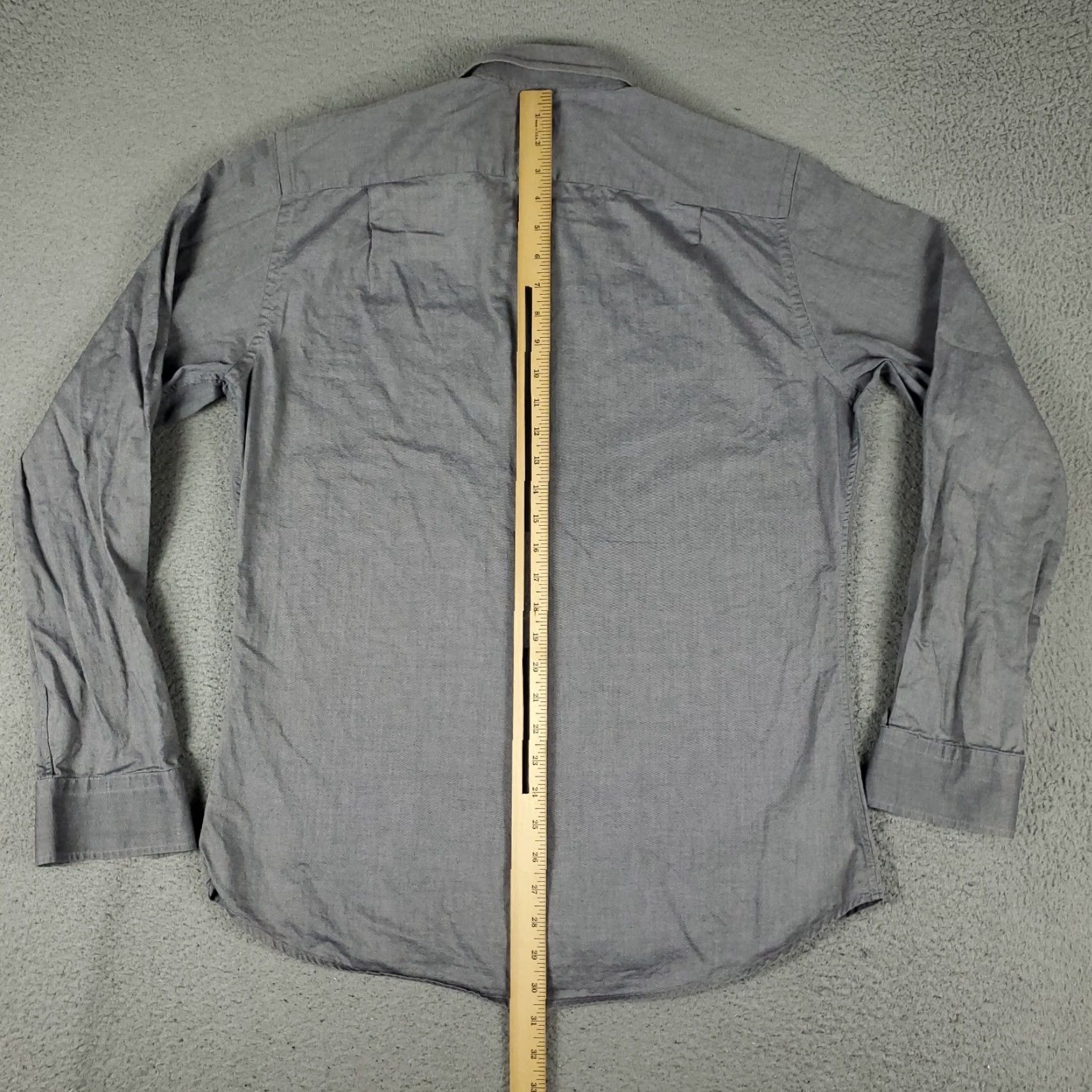 Vintage VINTAGE Teddy Stratford Shirt Mens Size 4 Long Sleeve Button Up Cotton Gray Business Casual Formal Modern Size US S / EU 44-46 / 1 - 4 Thumbnail