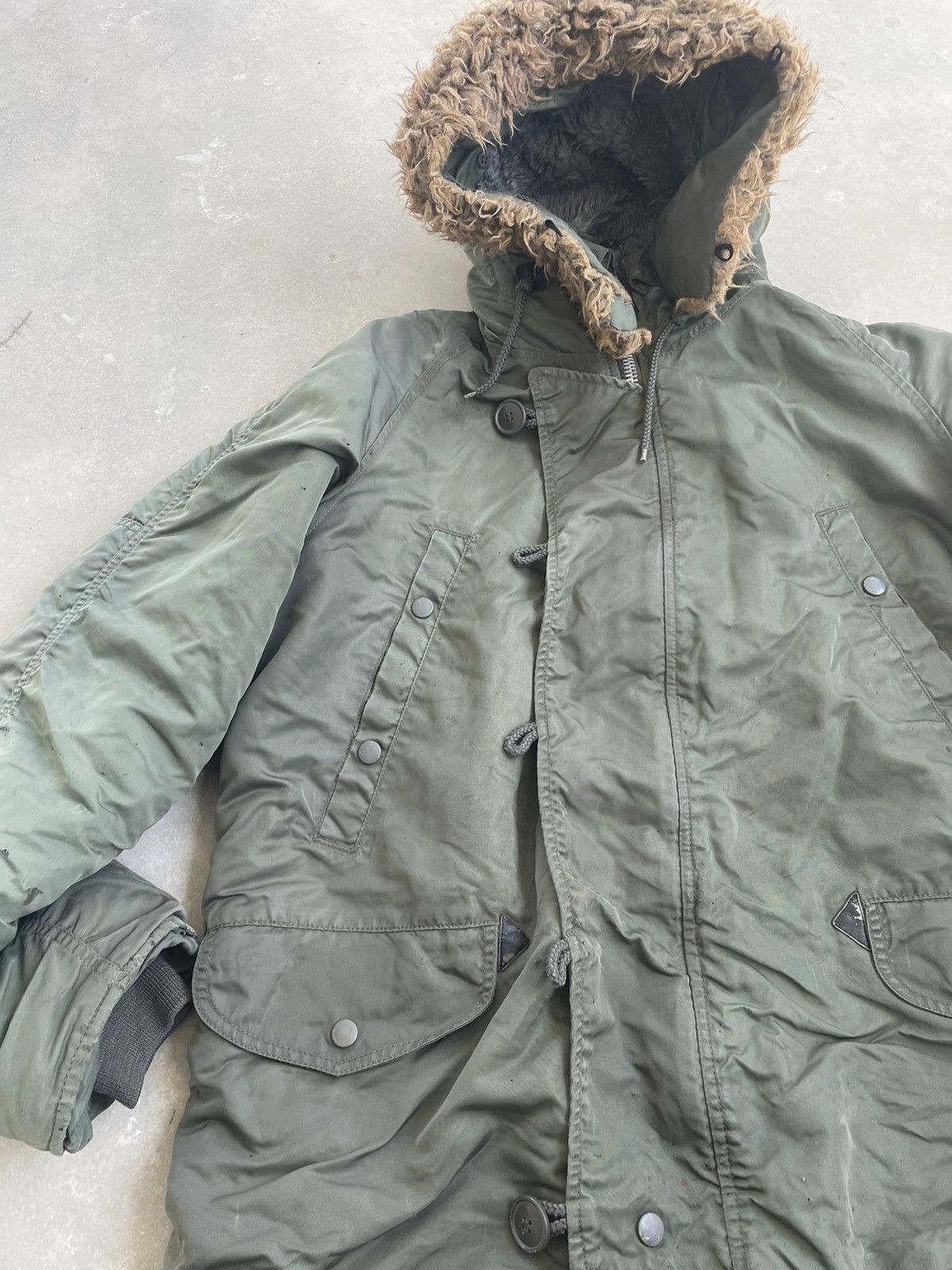 Alpha Industries ALPHA INDUSTRIES N-3B FLIGHT JACKET WELL WORN Size US M / EU 48-50 / 2 - 3 Thumbnail