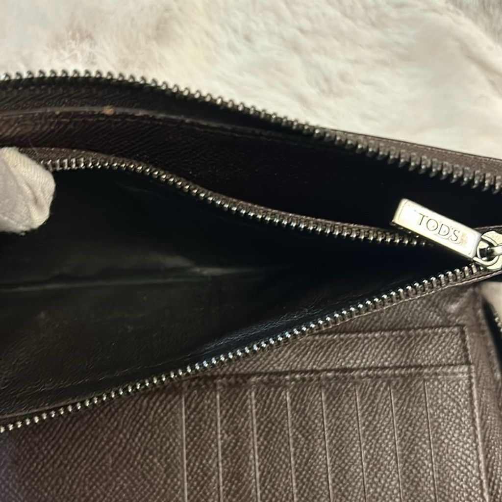 Tod's Tod's Brown Leather Wallet Size ONE SIZE - 14 Thumbnail