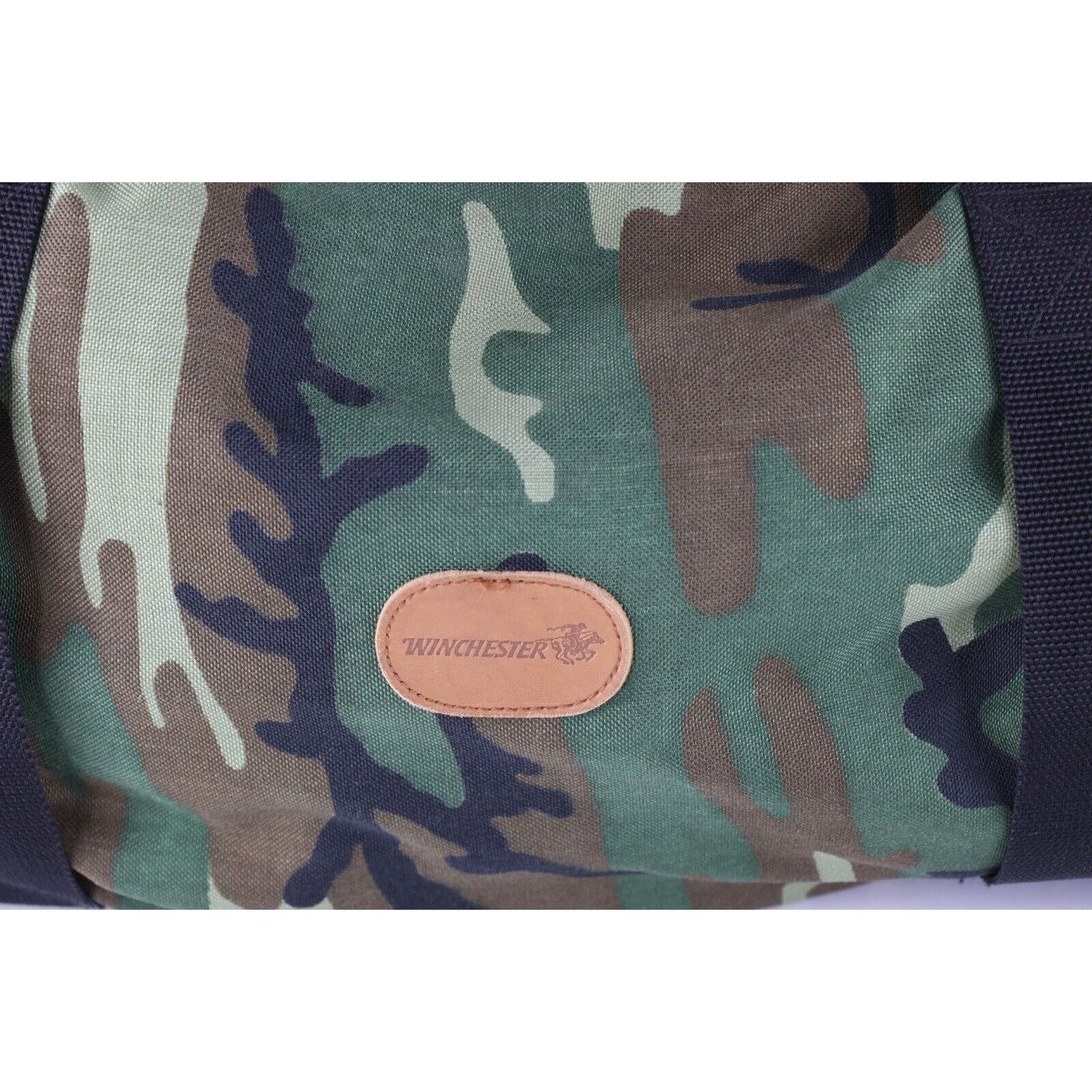Vintage × Winchester Vintage 90s Winchester Spell Out Camouflage Duffel Bag Size ONE SIZE - 2 Thumbnail