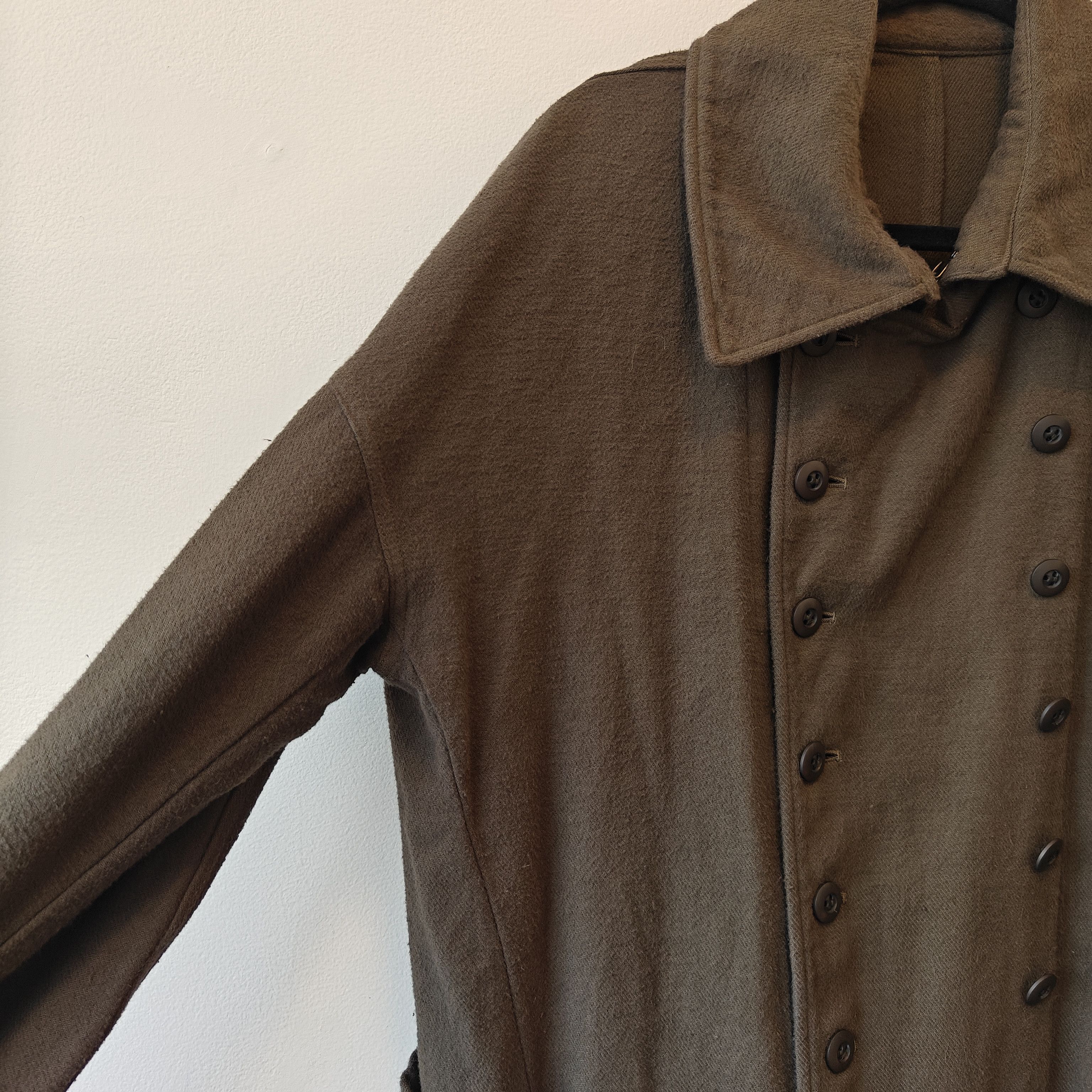 The Viridi-anne NWT BRUSHED TWILL Double Breasted JACKET Size 2/M $1135 Size US M / EU 48-50 / 2 - 12 Thumbnail