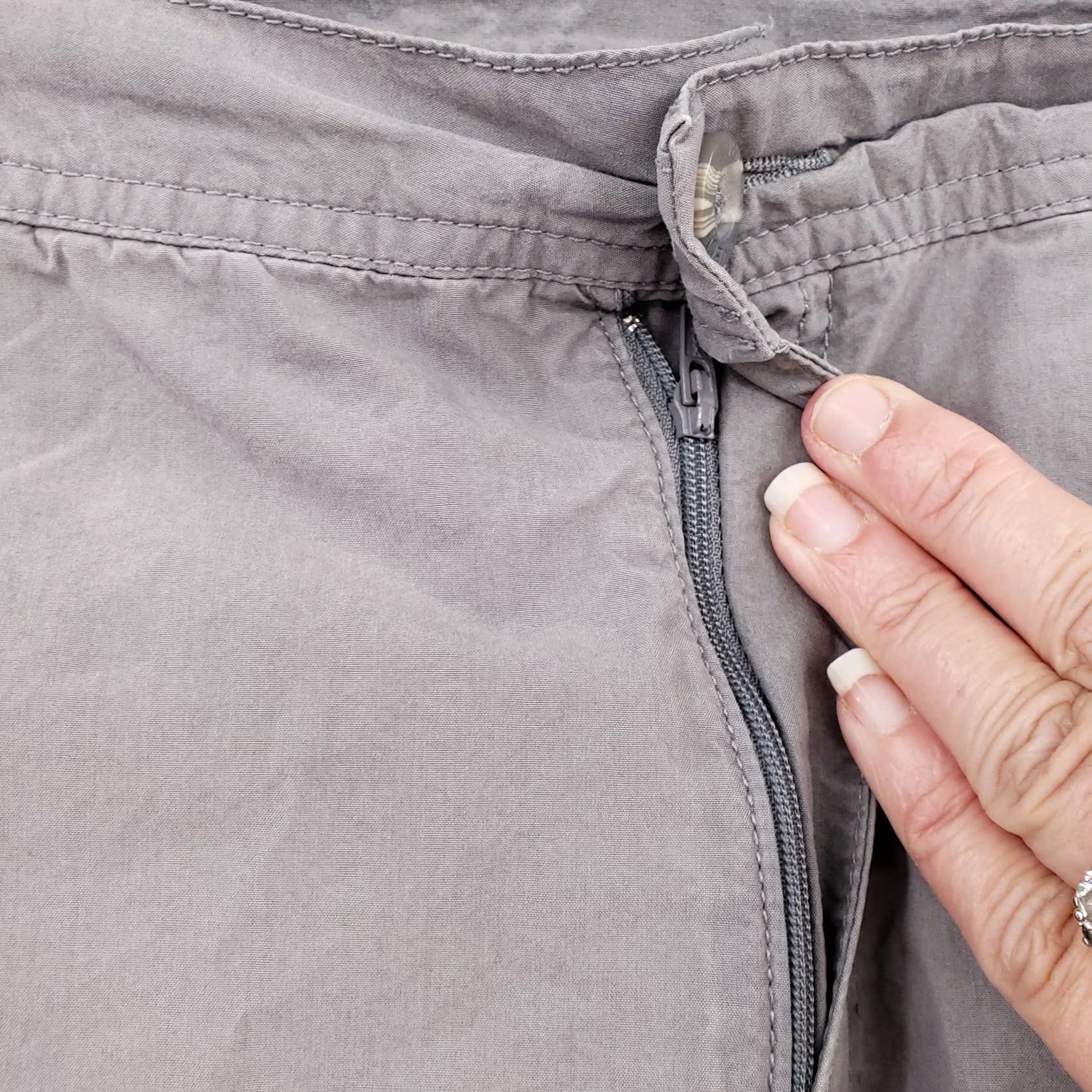 Vintage Columbia Shorts Men 38 Gray Washed Out Chino Mid-Rise 10" Fishing Casual Outdoor Size US 38 / EU 54 - 6 Thumbnail