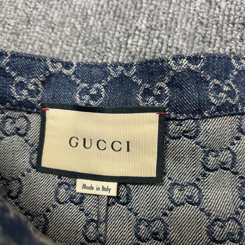 Gucci Gucci Full-print denim shorts 2502-Nextarrow Size US 40 / EU 56 - 3 Thumbnail