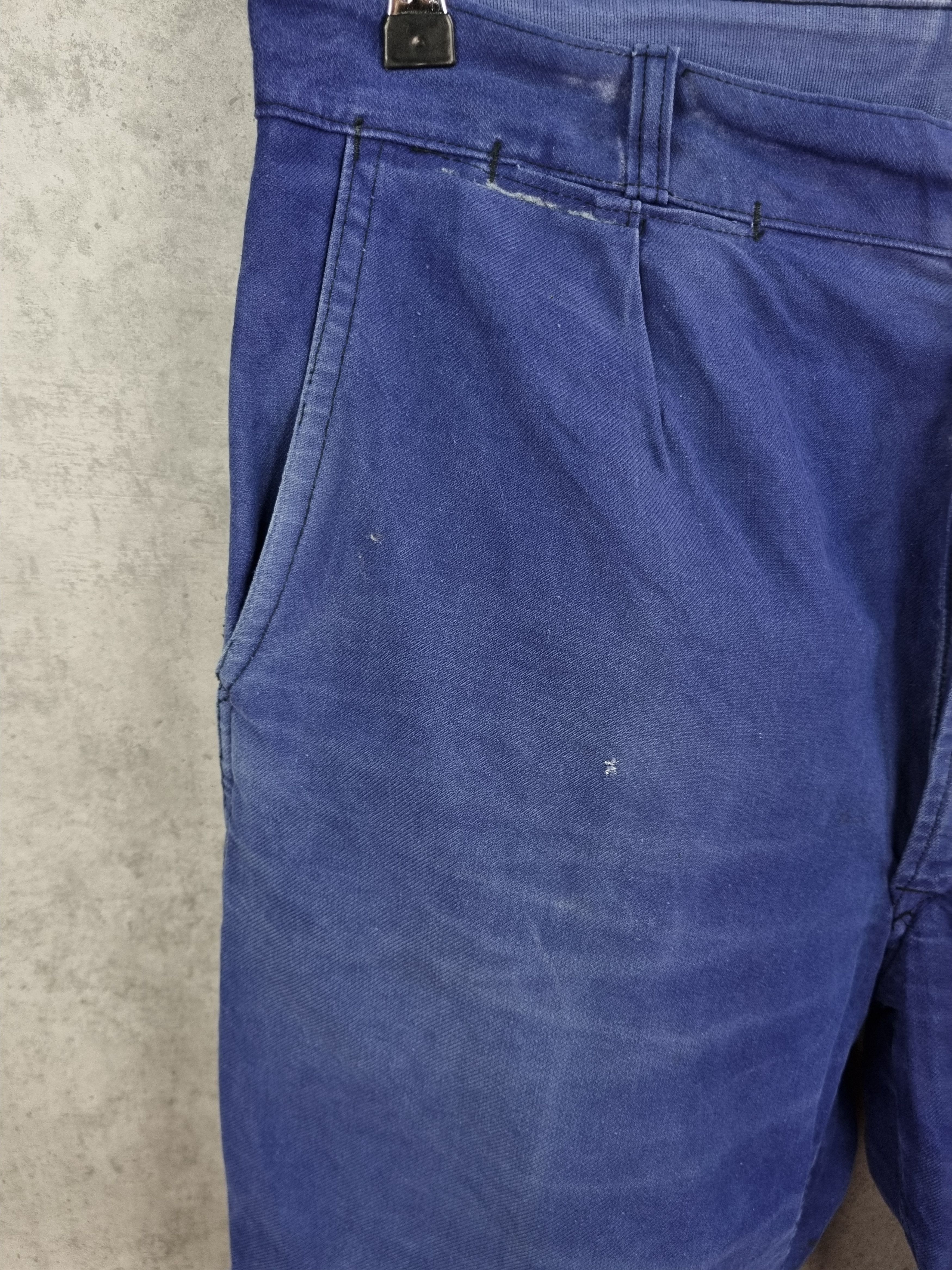 Le Laboureur × Vetra Le Vehement De Force Vintage Worker Faded Indigo Avant Garde Size US 32 / EU 48 - 7 Thumbnail