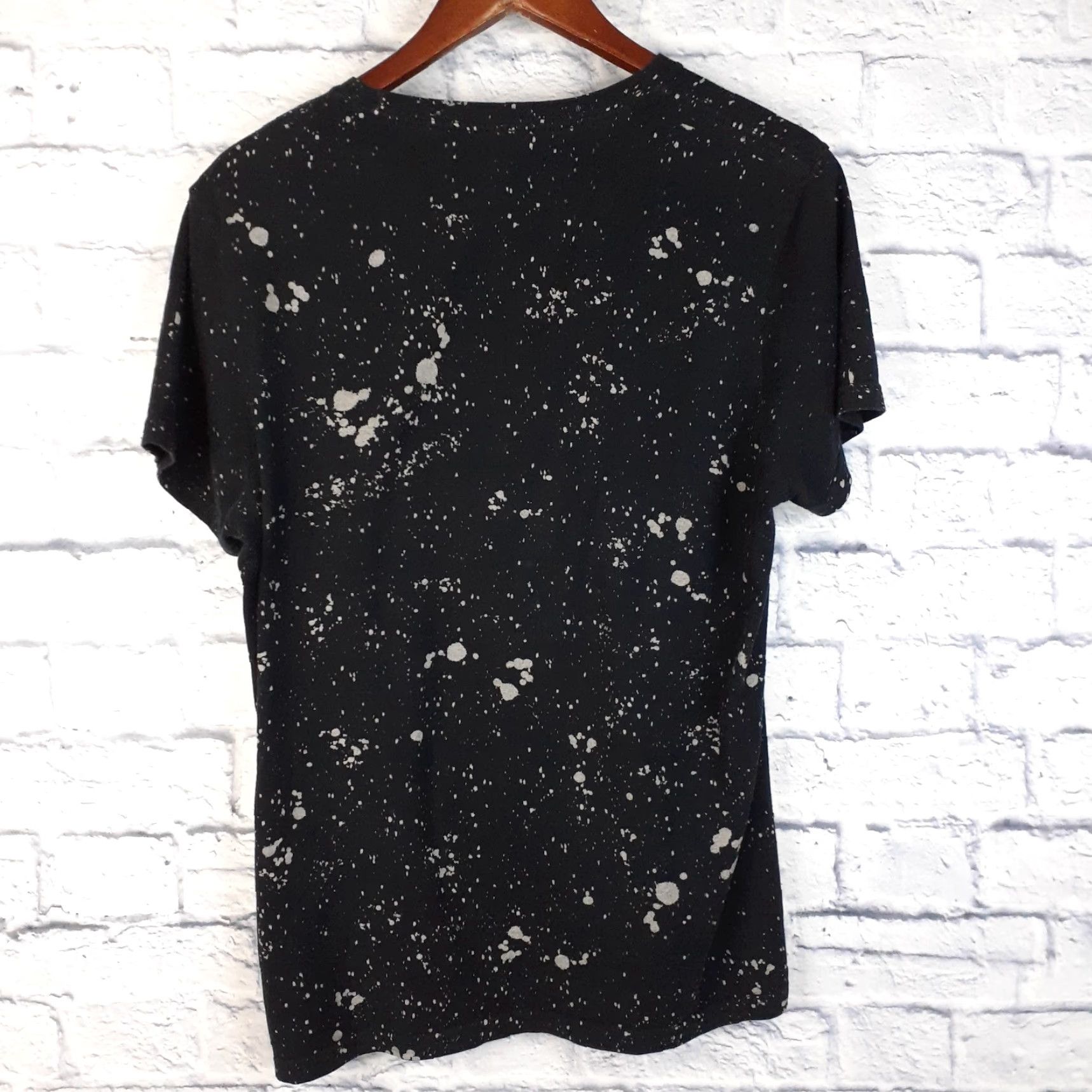 Disney Disney Nightmare Before Christmas Jack T Shirt Bleach Splatter Womens S Black Christmas Short Sleeve Basic T-Shirt Size S / US 4 / IT 40 - 3 Thumbnail
