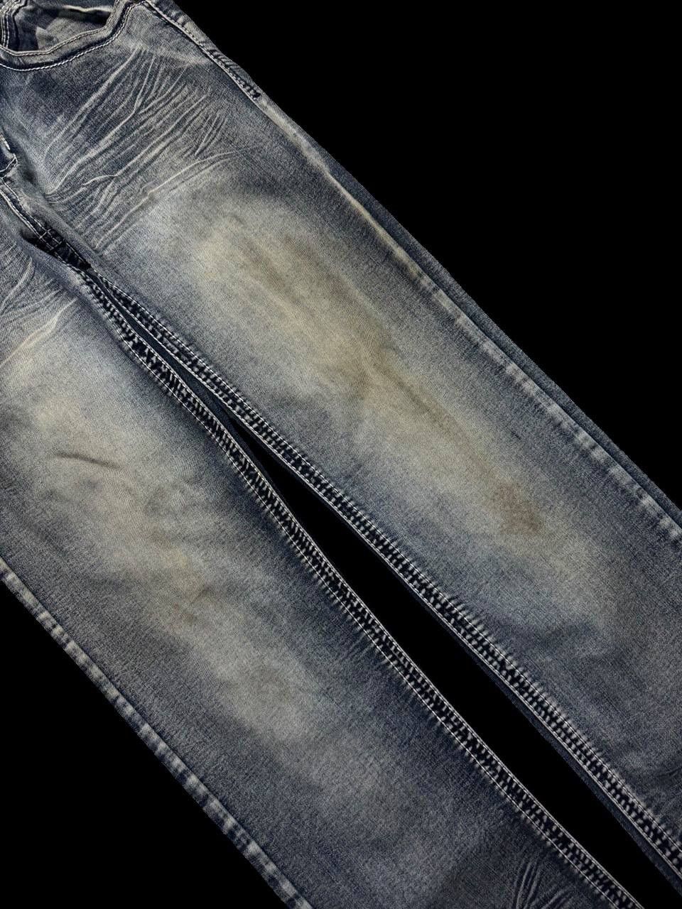 Other Sick 90s Style Oxygen Rusty Mudwash Acid Style Clawmark Jean Size US 31 - 6 Thumbnail