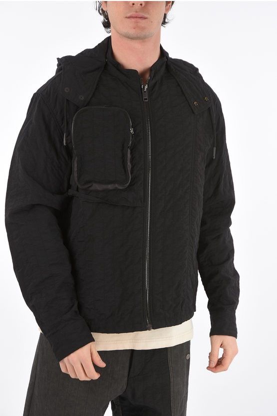 A-COLD-WALL* × Diesel NEW Archive RARE Diesel X ACW Black Quilted Hooded Jacket L Size US L / EU 52-54 / 3 - 11 Thumbnail
