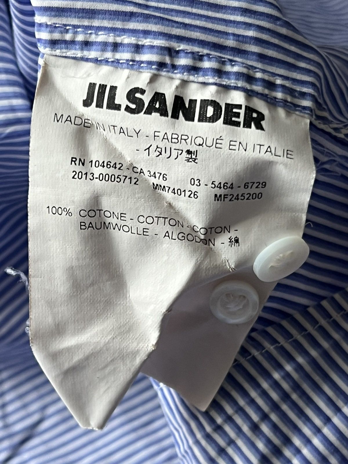 Jil Sander Jil Sander Shirt Size US M / EU 48-50 / 2 - 6 Thumbnail