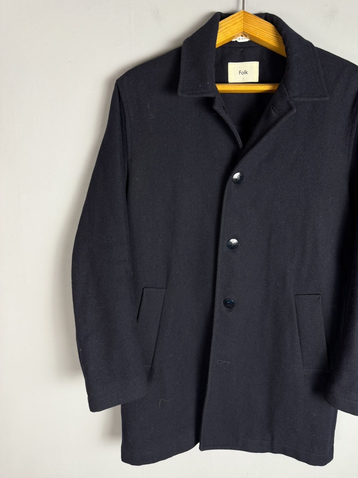 Folk Mens Folk heavy coat jacket Size US S / EU 44-46 / 1 - 2 Thumbnail