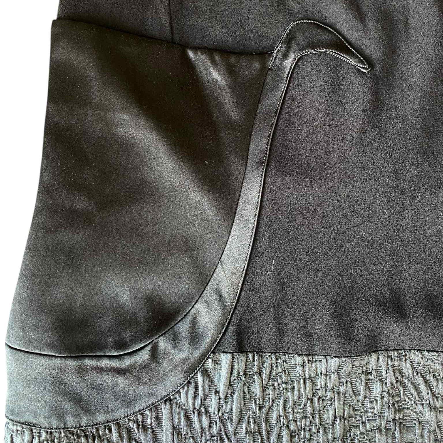 Tsumori Chisato Black Bird Pockets Jacquard Shift Dress Size M / US 6-8 / IT 42-44 - 9 Thumbnail