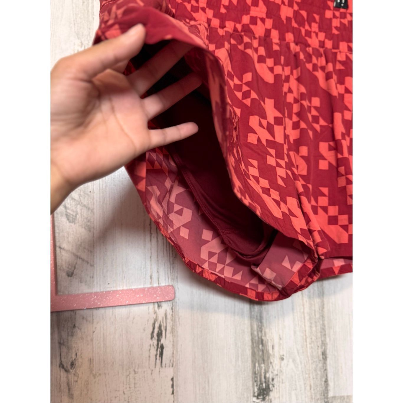Other JoyLab Red Geometric Running Shorts Women’s XL High Waist Ac Size 38" / US 16 / IT 52 - 8 Thumbnail