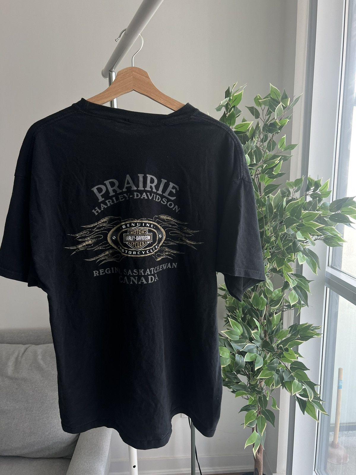 Harley Davidson × Vintage Black Harley Davidson graphic T-shirt Size US M / EU 48-50 / 2 - 2 Thumbnail
