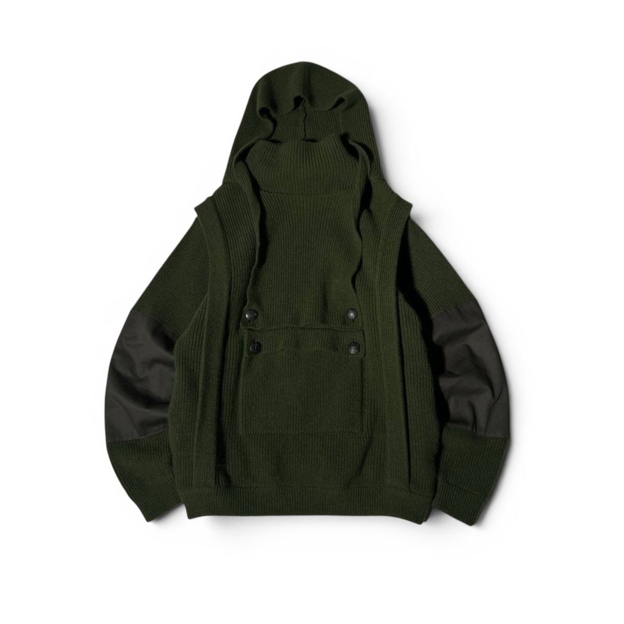 Stella McCartney Stella McCartney Runway Hooded Wool Sweater – FW2019 Size US M / EU 48-50 / 2 - 1 Thumbnail
