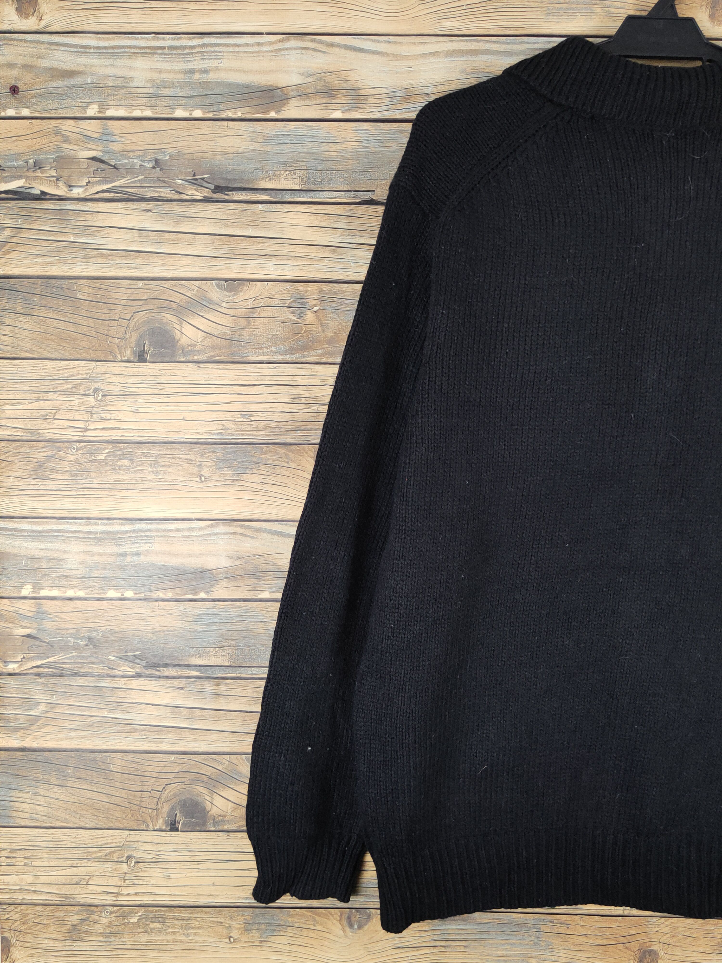 Homespun Knitwear Uniqlo Black Knitwear Cardigan #W1437 Size US XL / EU 56 / 4 - 8 Thumbnail
