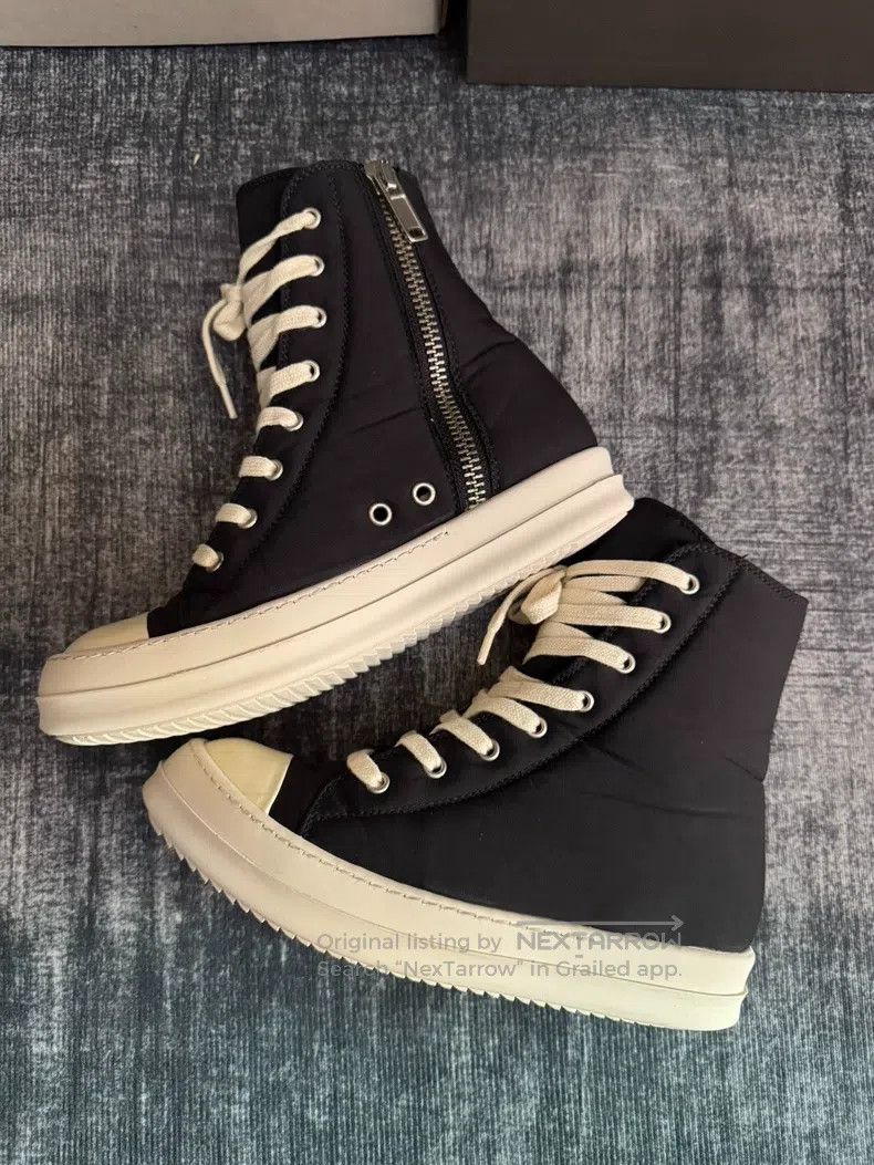 Rick Owens Rick Owens Double-thread silk-faced Converse shoes Size US 5 / EU 37 - 3 Thumbnail