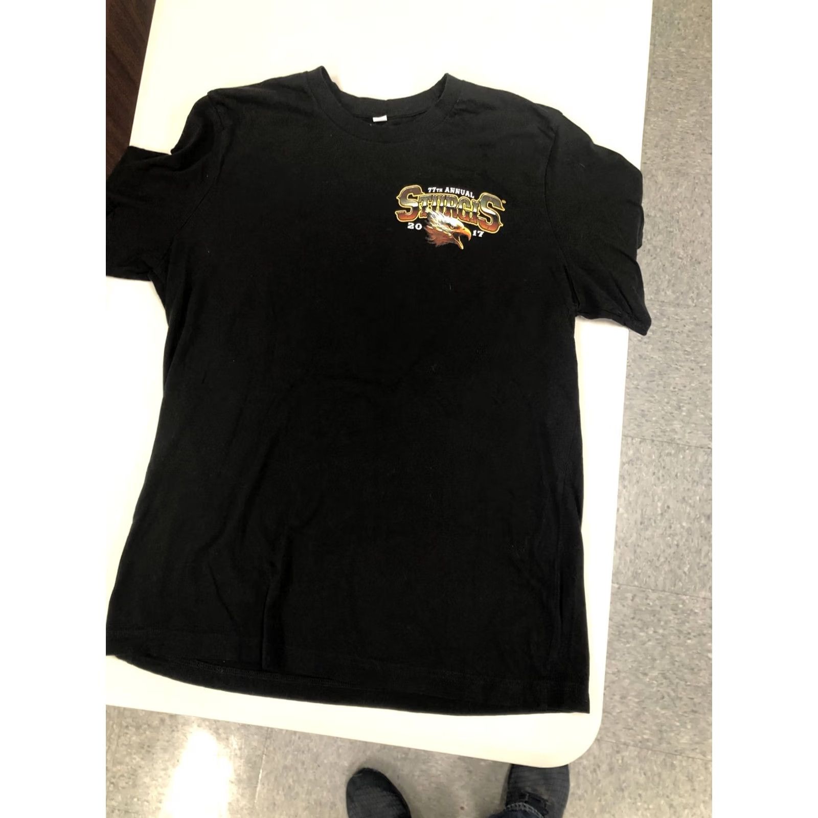 Vintage Sturgis 2017 T-shirt Black Hills Rally Eagle Mount Rushmore USA American Motorcycle Shirt M Men Size US M / EU 48-50 / 2 - 5 Thumbnail